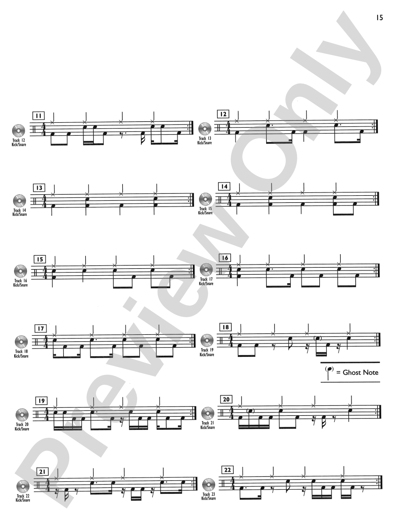 Drum Backbeats Encyclopedia: Hundreds of Useful Backbeats for the Drumset