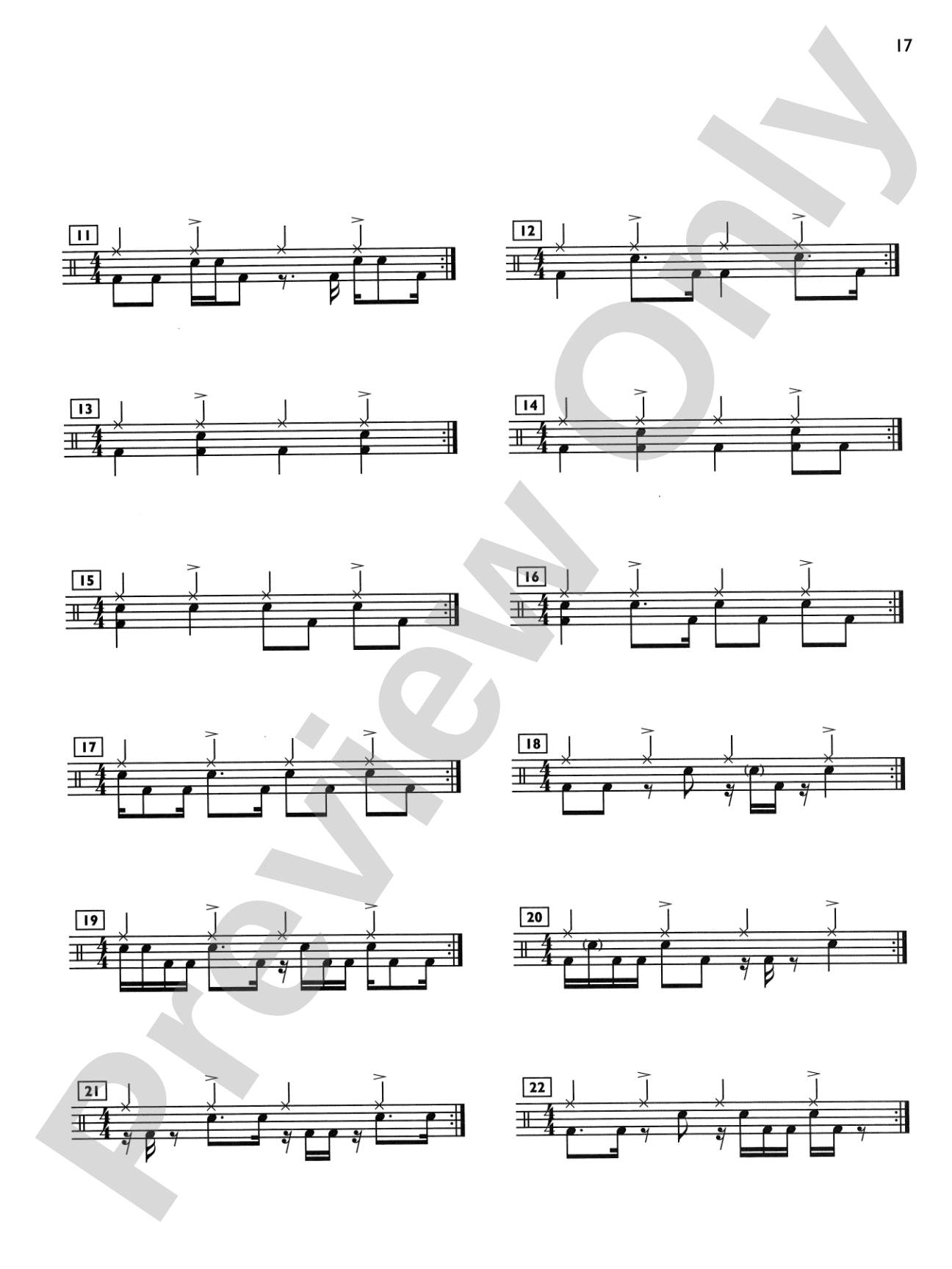 Drum Backbeats Encyclopedia: Hundreds of Useful Backbeats for the Drumset