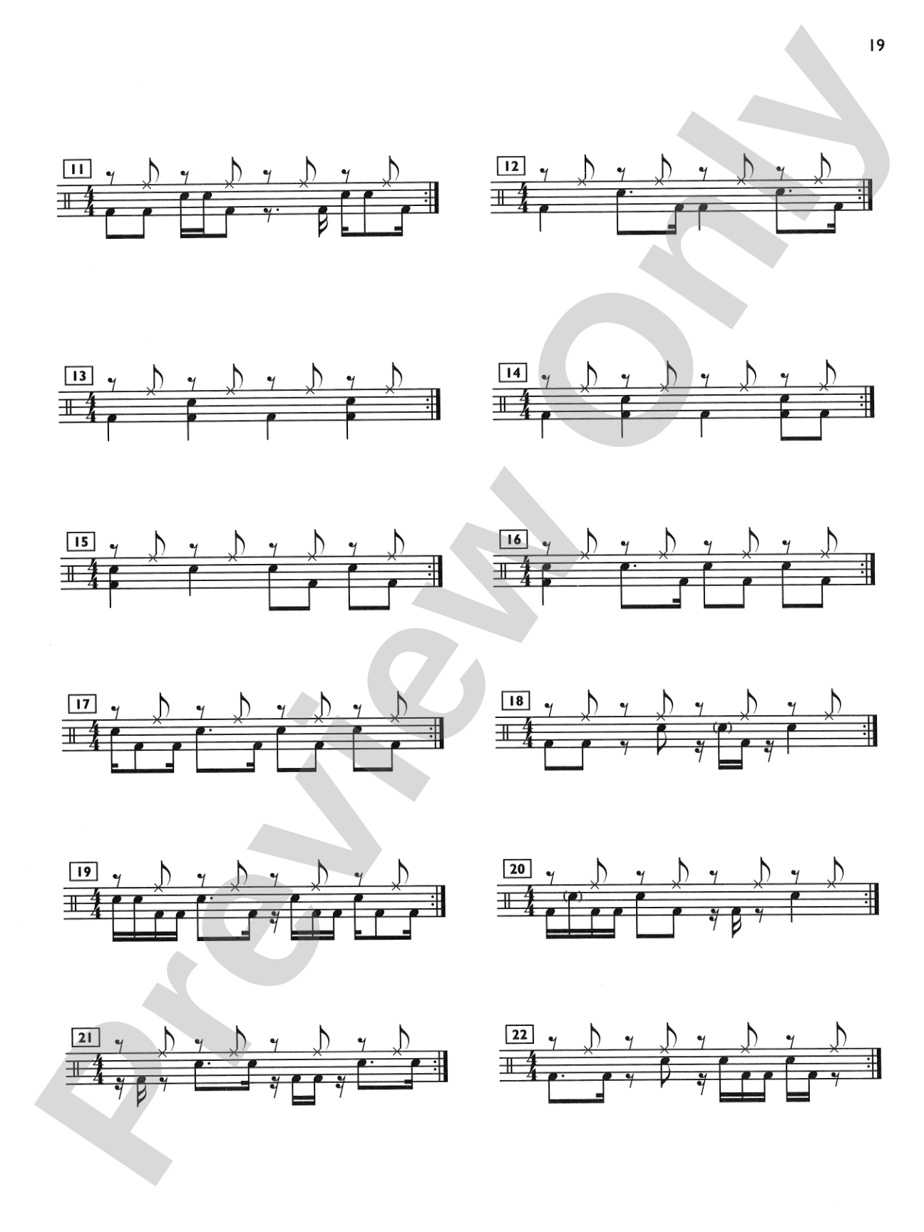 Drum Backbeats Encyclopedia: Hundreds of Useful Backbeats for the Drumset