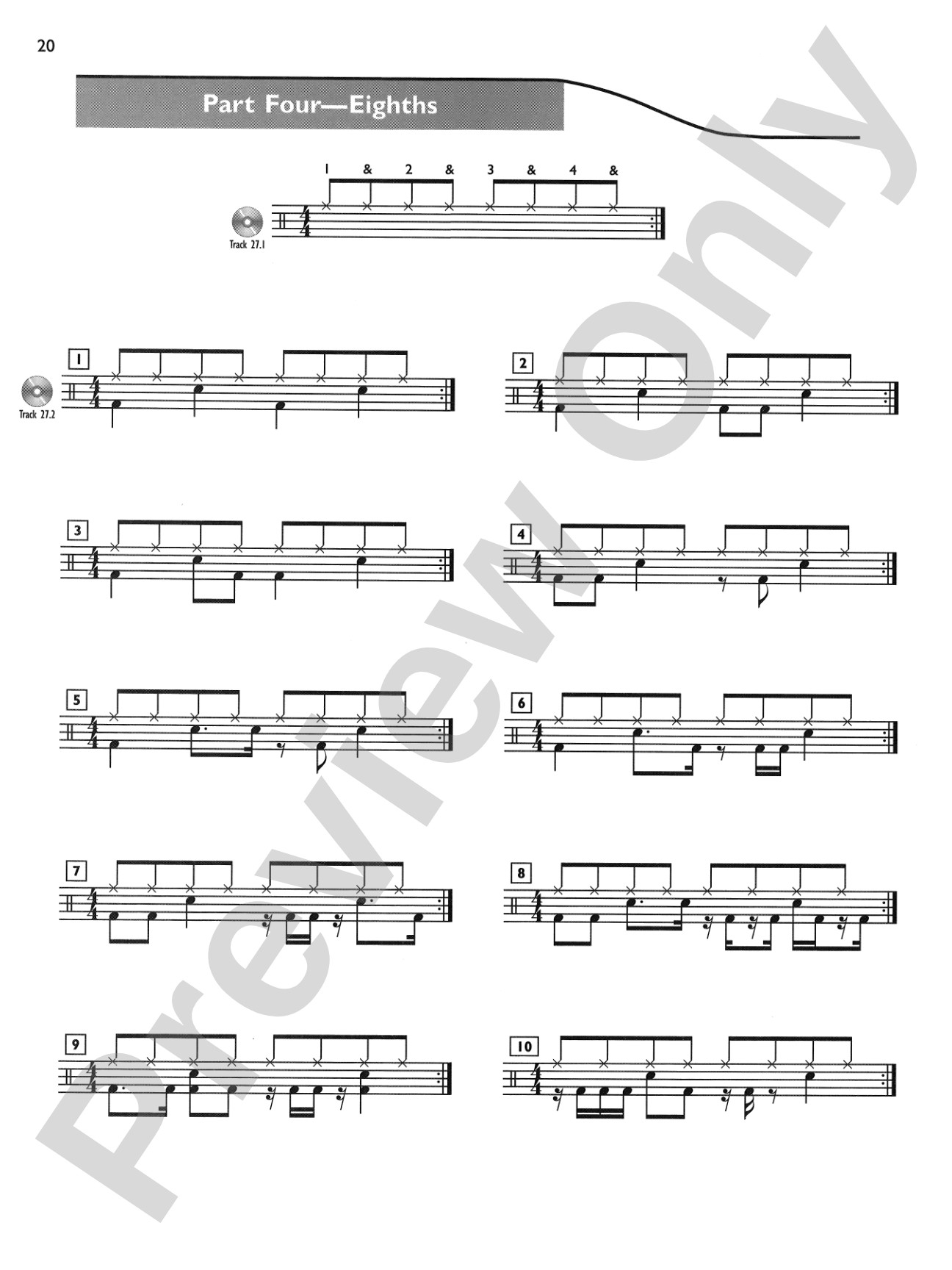 Drum Backbeats Encyclopedia: Hundreds of Useful Backbeats for the Drumset