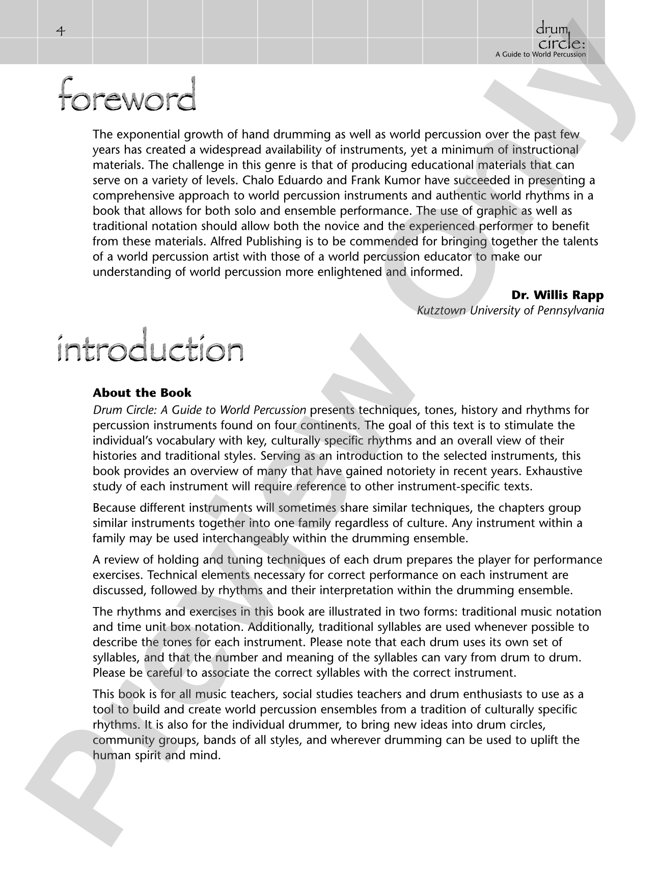 Drum Circle: A Guide to World Percussion