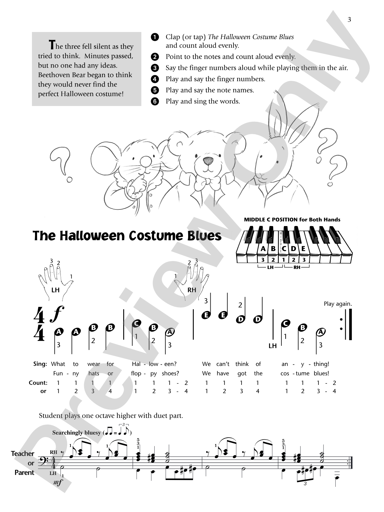 Music for Little Mozarts: Halloween Fun! Book 2: A Halloween Story with Performance Music and Related Music Activity Pages: Piano