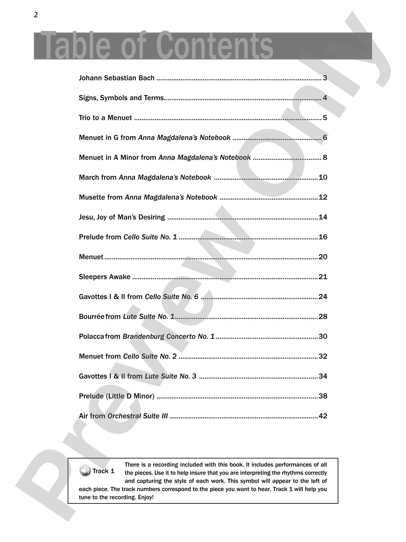 Basix® Guitar TAB Classics: J. S. Bach: Easy Guitar