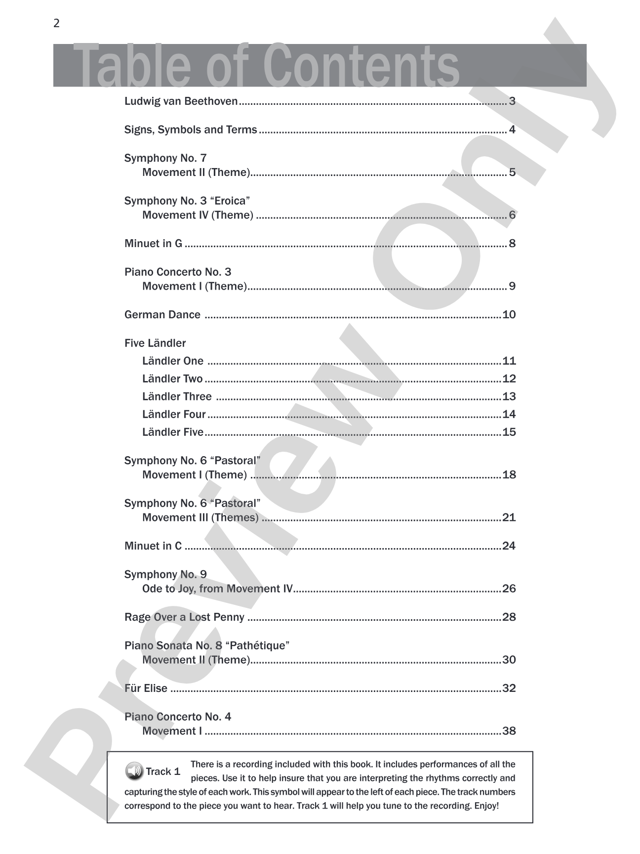 Basix® Guitar TAB Classics: Beethoven: Easy Guitar