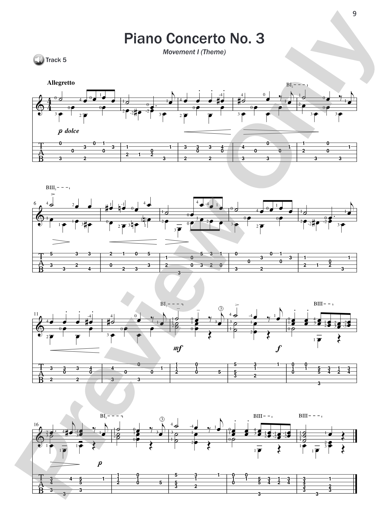 Basix® Guitar TAB Classics: Beethoven: Easy Guitar