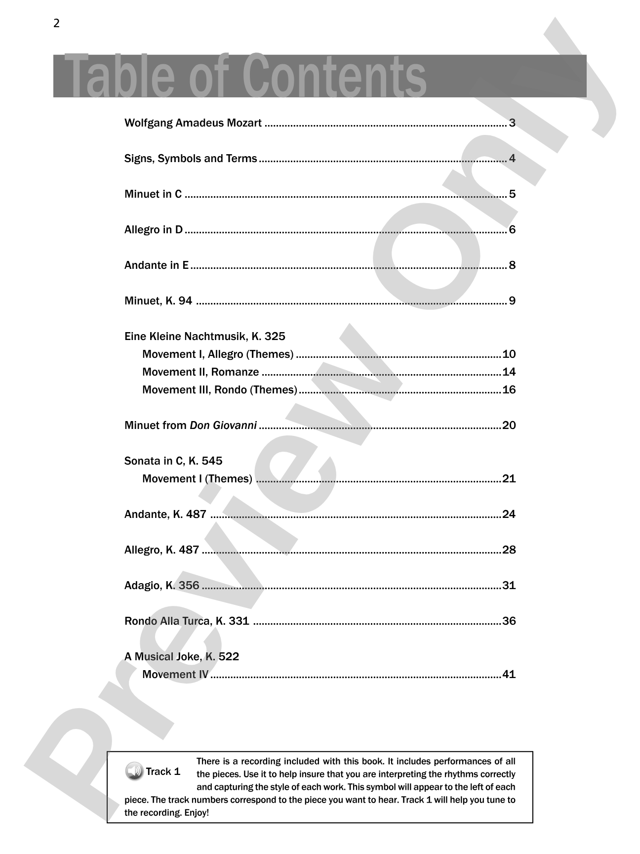 Basix® Guitar TAB Classics: Mozart: Guitar Tab