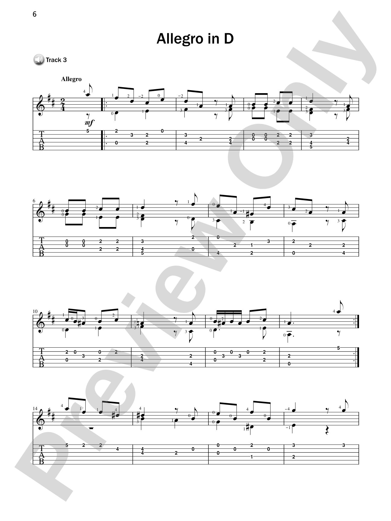 Basix® Guitar TAB Classics: Mozart: Guitar Tab