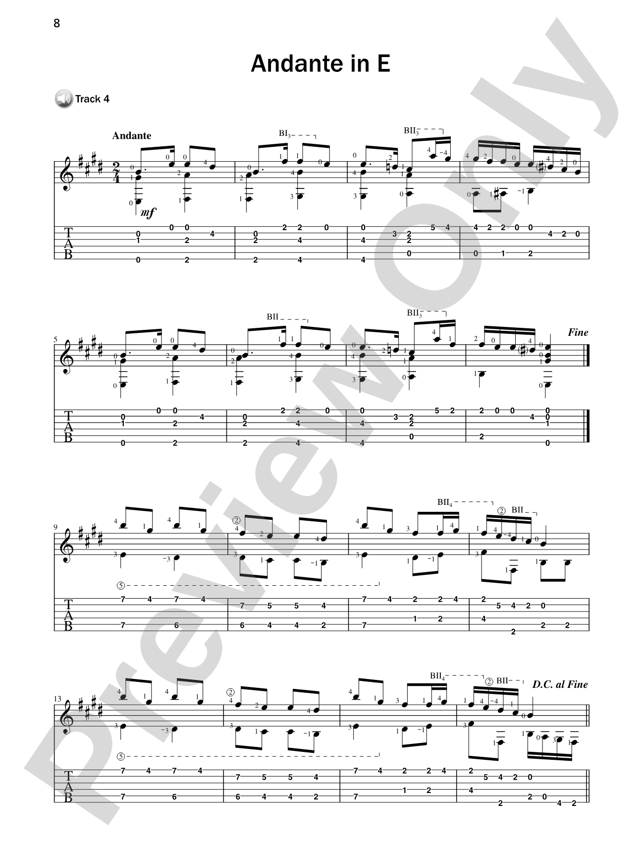 Basix® Guitar TAB Classics: Mozart: Guitar Tab