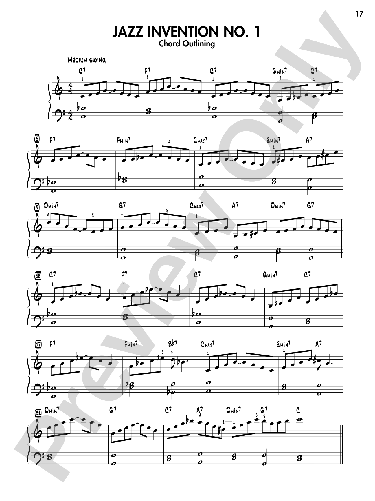 Jazz Inventions for Keyboard: 50 Etudes That Will Improve the Way You Play Jazz: Piano