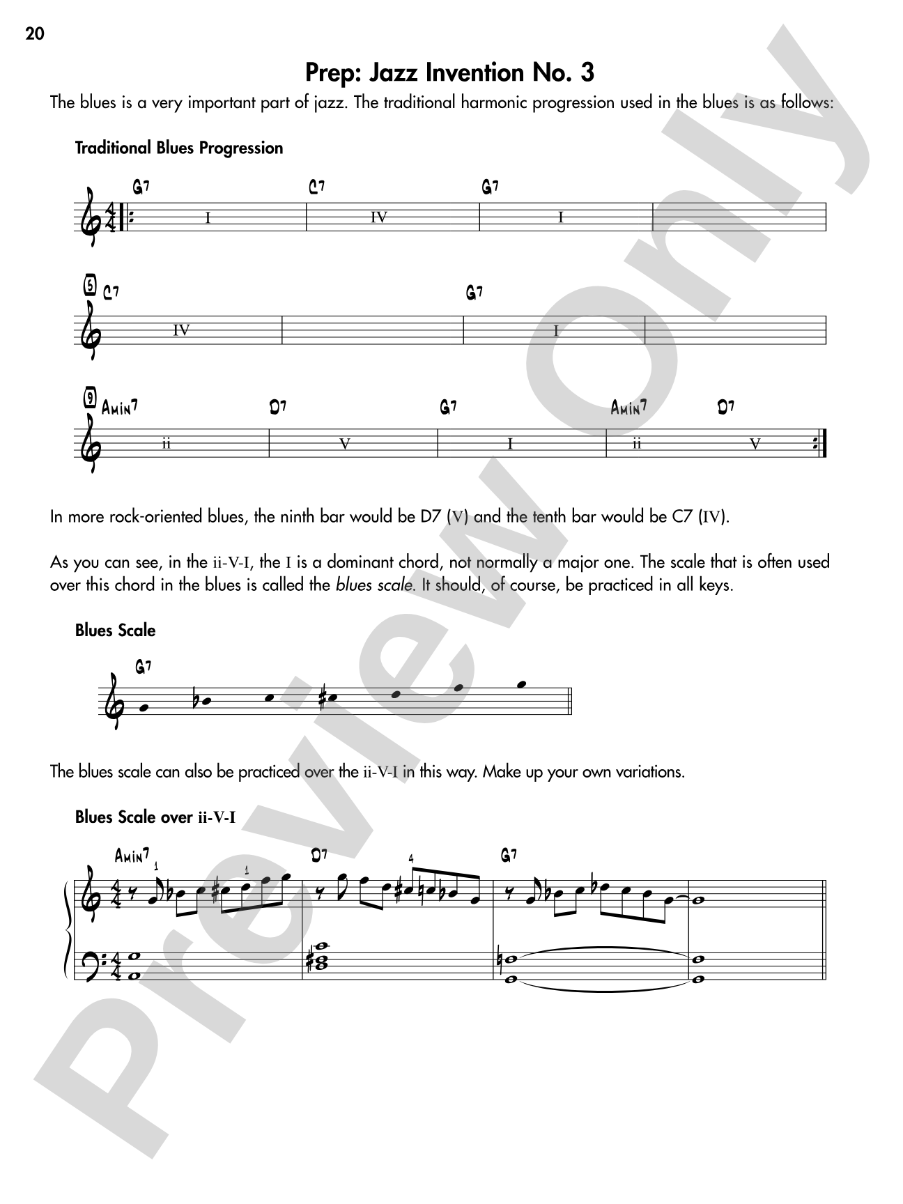 Jazz Inventions for Keyboard: 50 Etudes That Will Improve the Way You Play Jazz: Piano