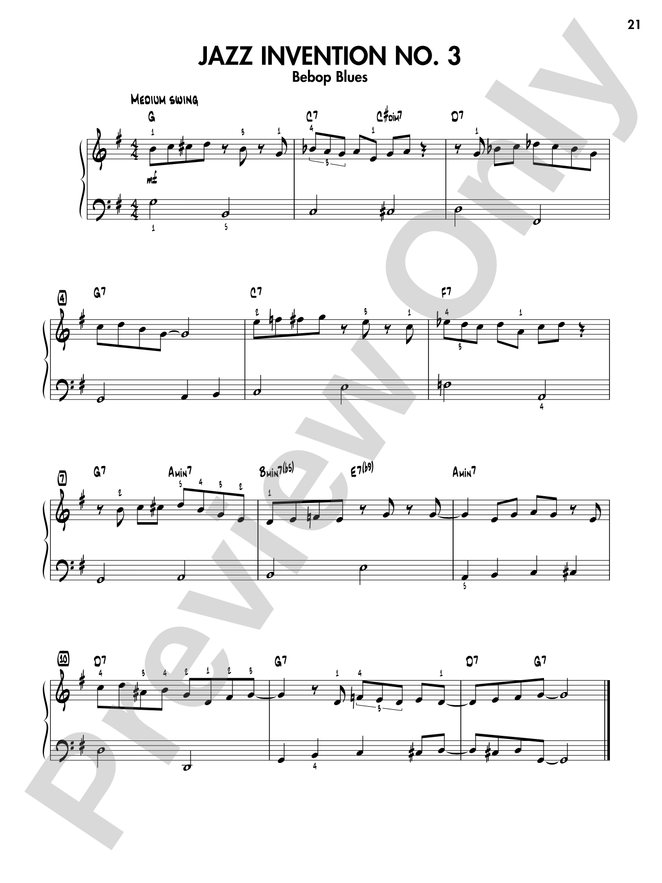 Jazz Inventions for Keyboard: 50 Etudes That Will Improve the Way You Play Jazz: Piano