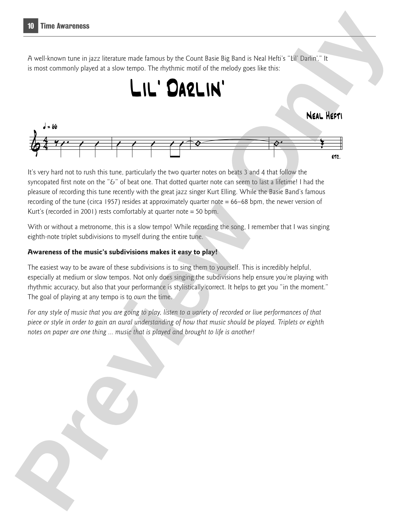 Time Awareness for All Musicians