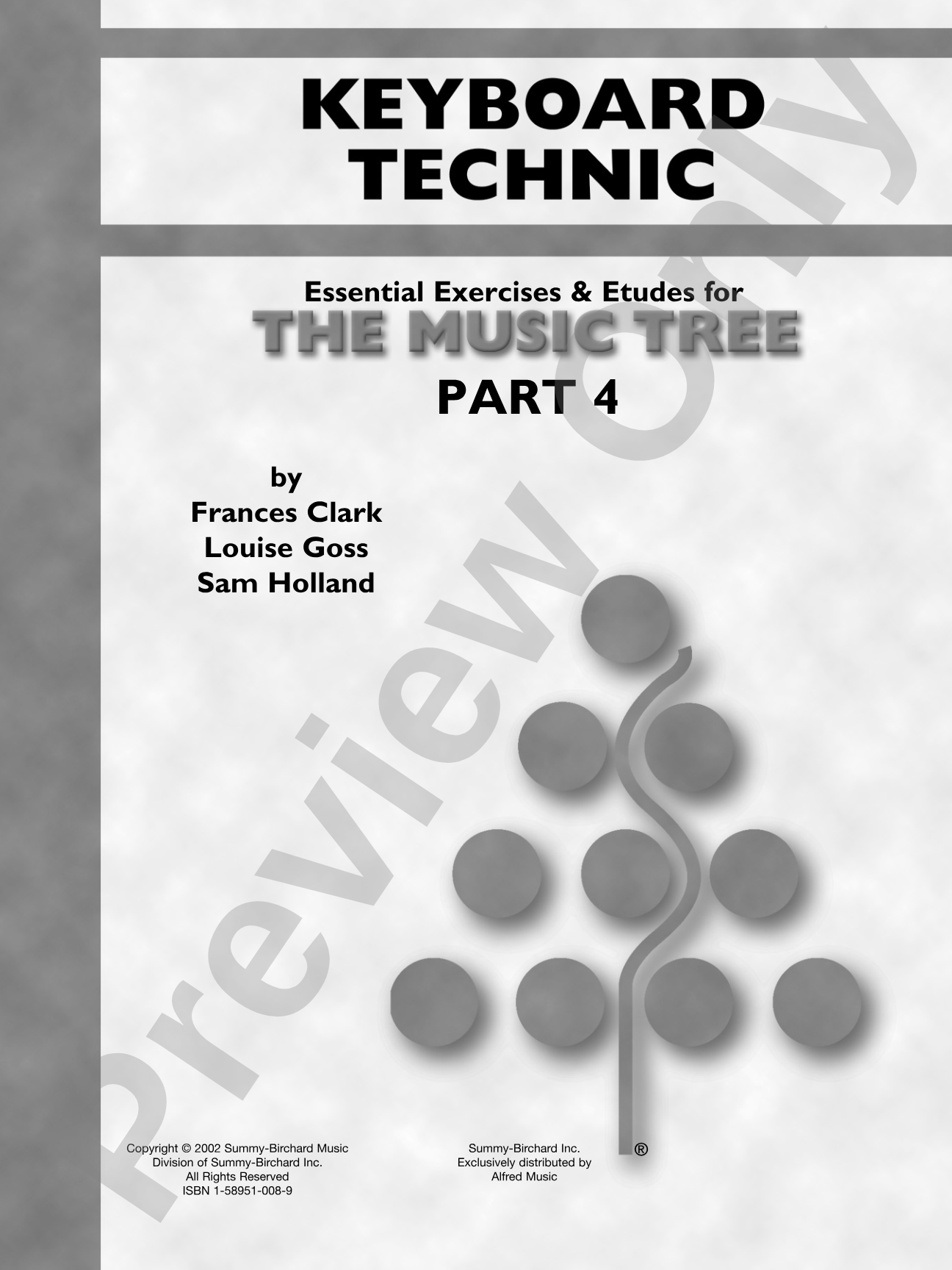 The Music Tree: Keyboard Technic, Part 4: Piano