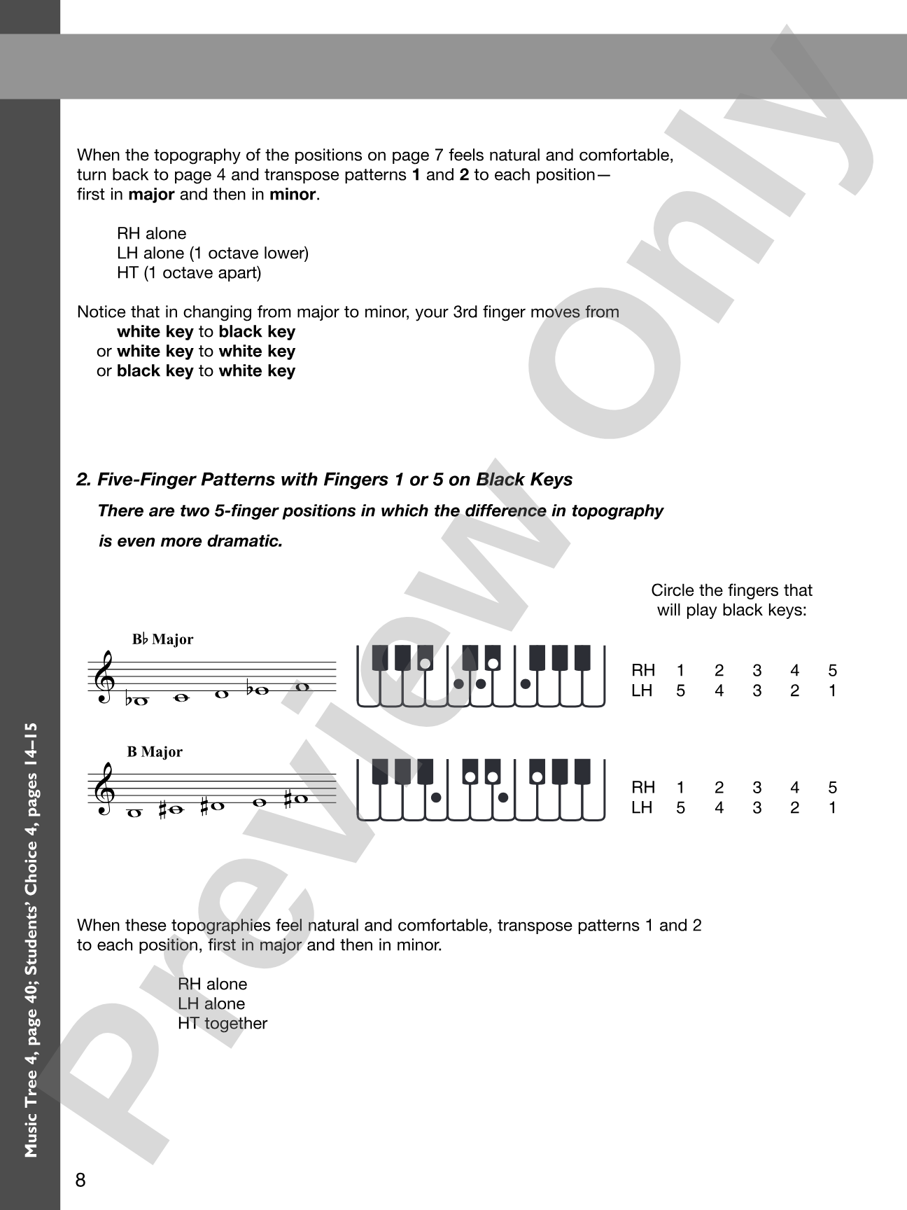 The Music Tree: Keyboard Technic, Part 4: Piano