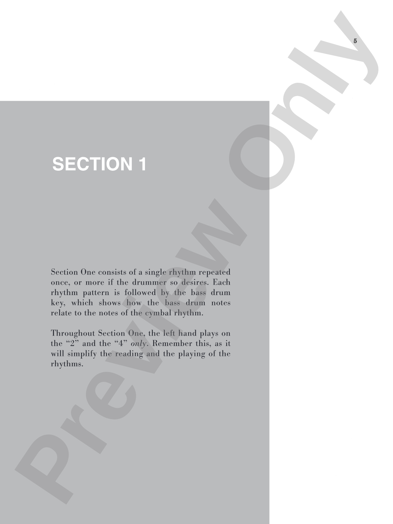 Rockin' Bass Drum, Book 1: A Repertoire of Exciting Rhythmic Patterns to Develop Coordination for Today's Rock Styles