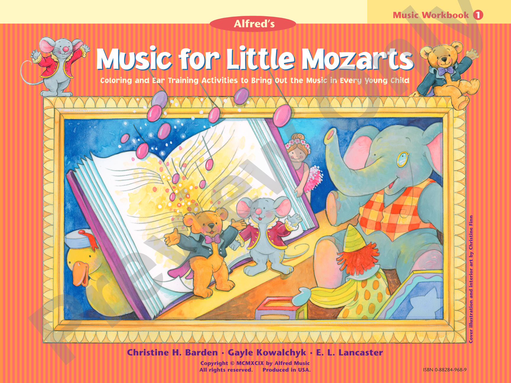 Music for Little Mozarts: Music Workbook 1: Coloring and Ear Training Activities to Bring Out the Music in Every Young Child: Piano