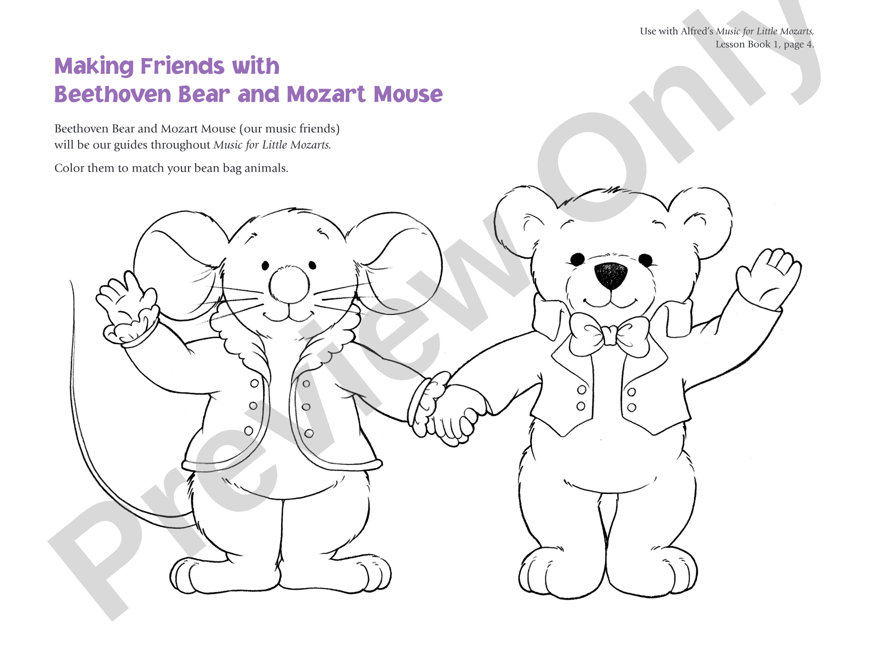 Music for Little Mozarts: Music Workbook 1: Coloring and Ear Training Activities to Bring Out the Music in Every Young Child: Piano