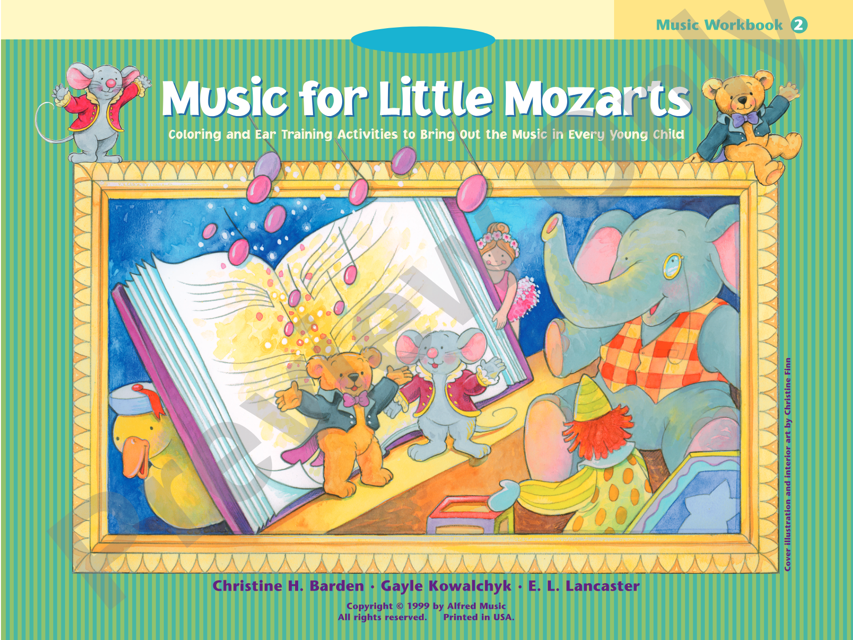 Music for Little Mozarts: Music Workbook 2: Coloring and Ear Training Activities to Bring Out the Music in Every Young Child: Piano