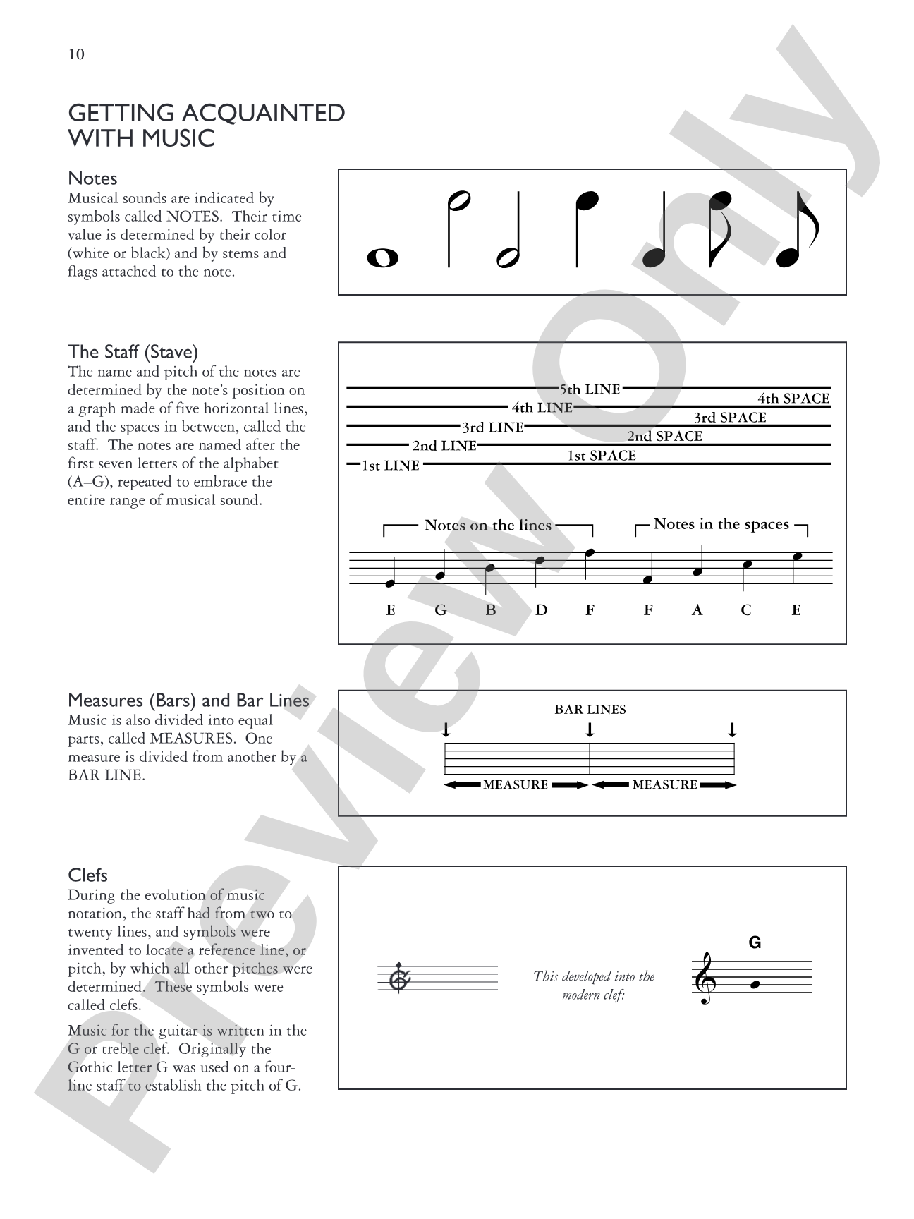 Basix®: TAB Guitar Method 1: Easy Guitar