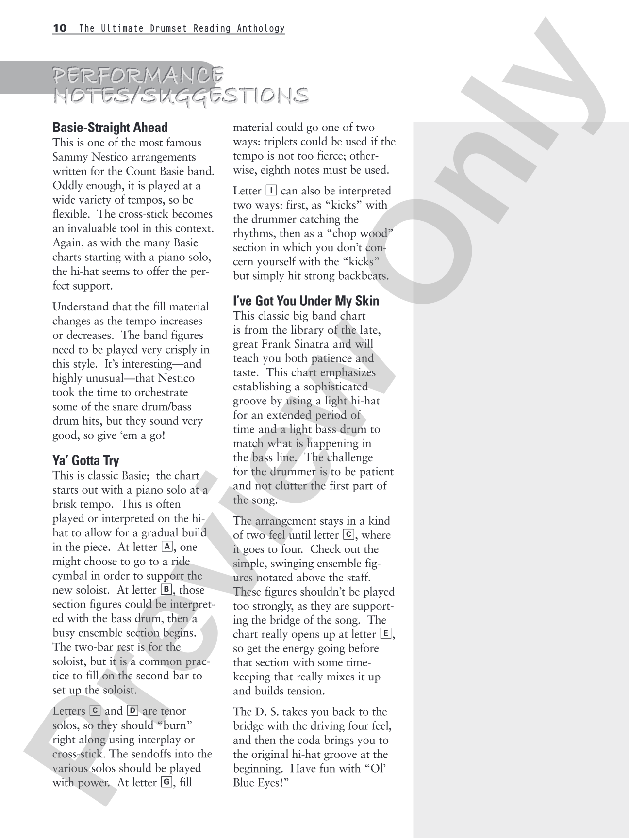 The Ultimate Drumset Reading Anthology: For the Working Drummer