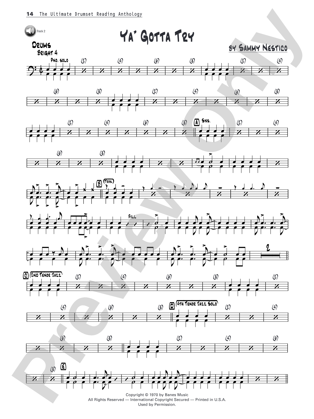 The Ultimate Drumset Reading Anthology: For the Working Drummer
