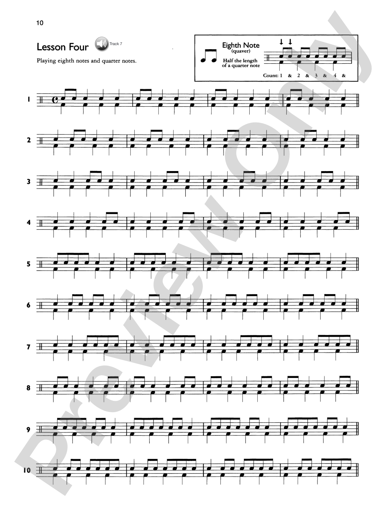 Basix®: Syncopation for Drums