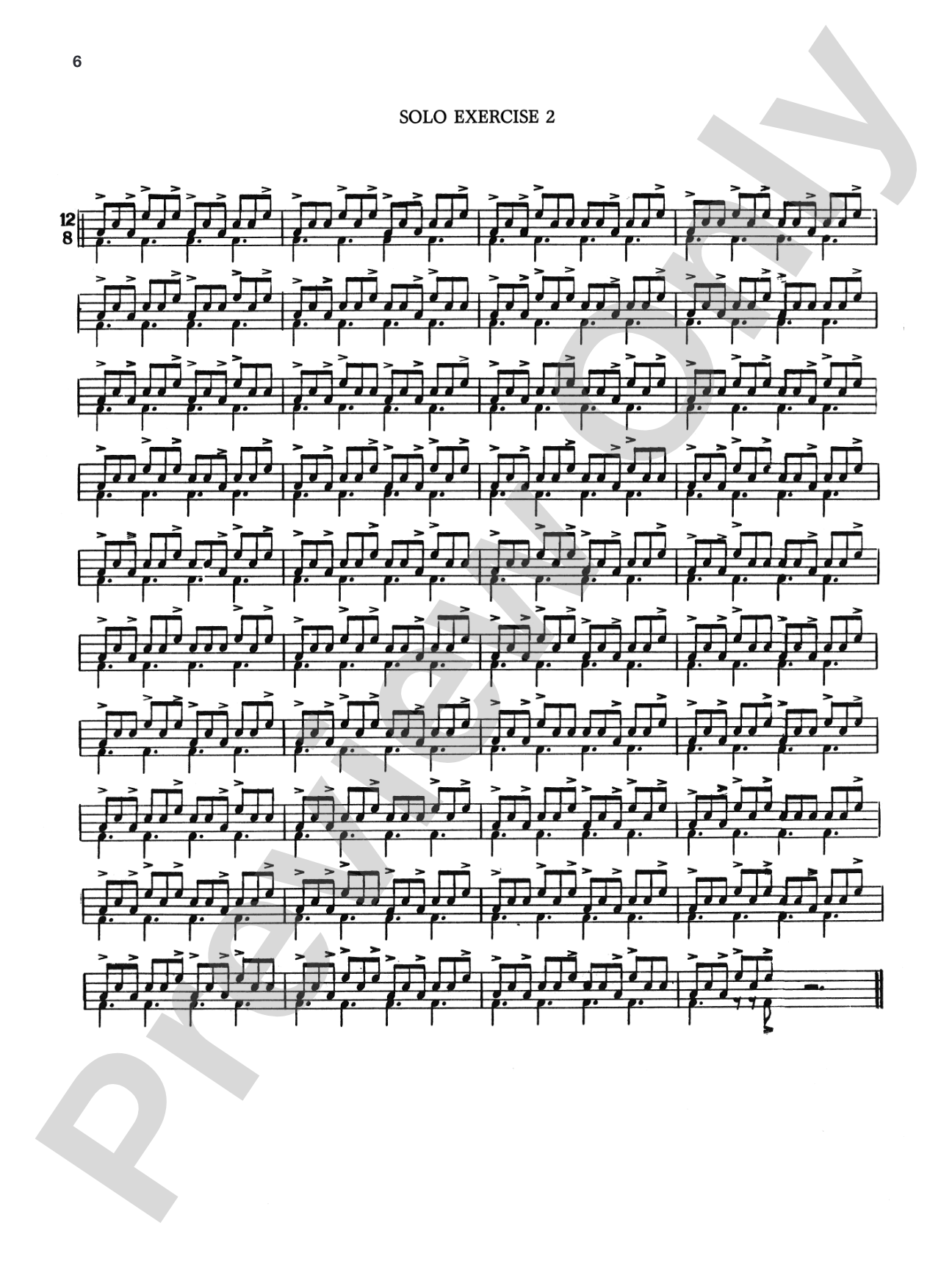 Syncopation No. 2: In the Jazz Idiom for the Drum Set