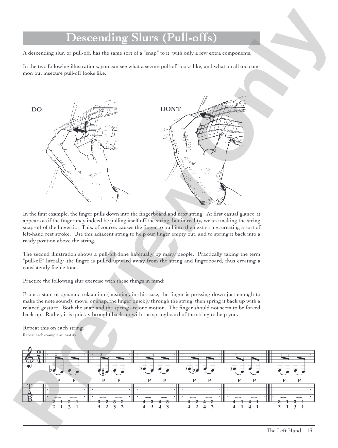 Pumping Nylon: In TAB: The Classical Guitarist's Technique Handbook: Solo Guitar