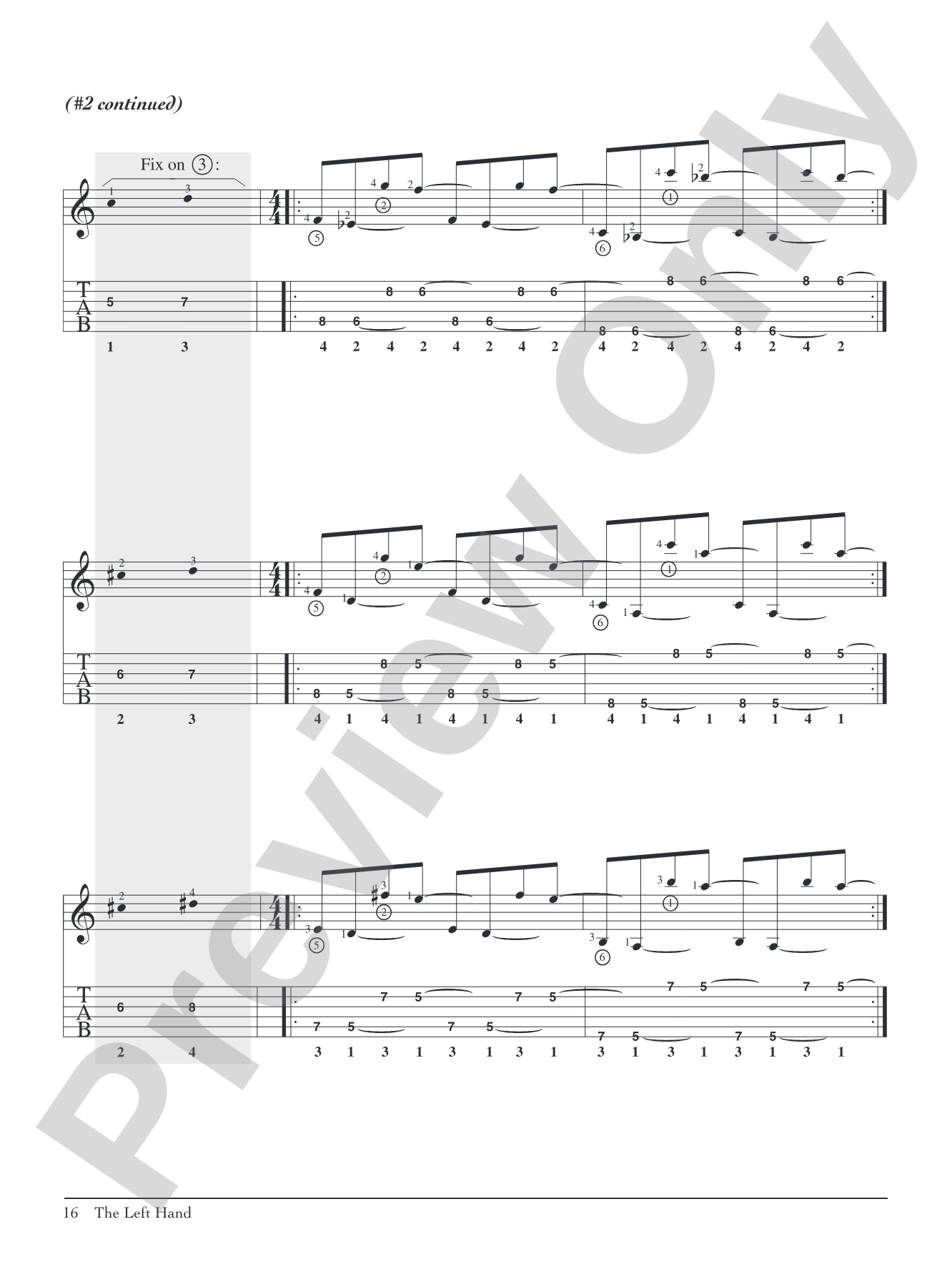 Pumping Nylon: In TAB: The Classical Guitarist's Technique Handbook: Solo Guitar