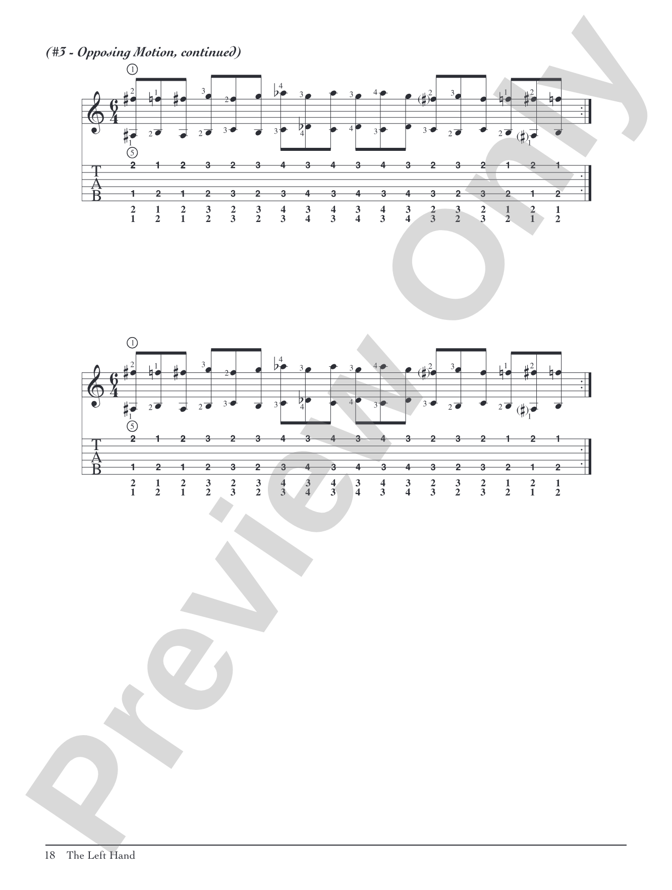 Pumping Nylon: In TAB: The Classical Guitarist's Technique Handbook: Solo Guitar
