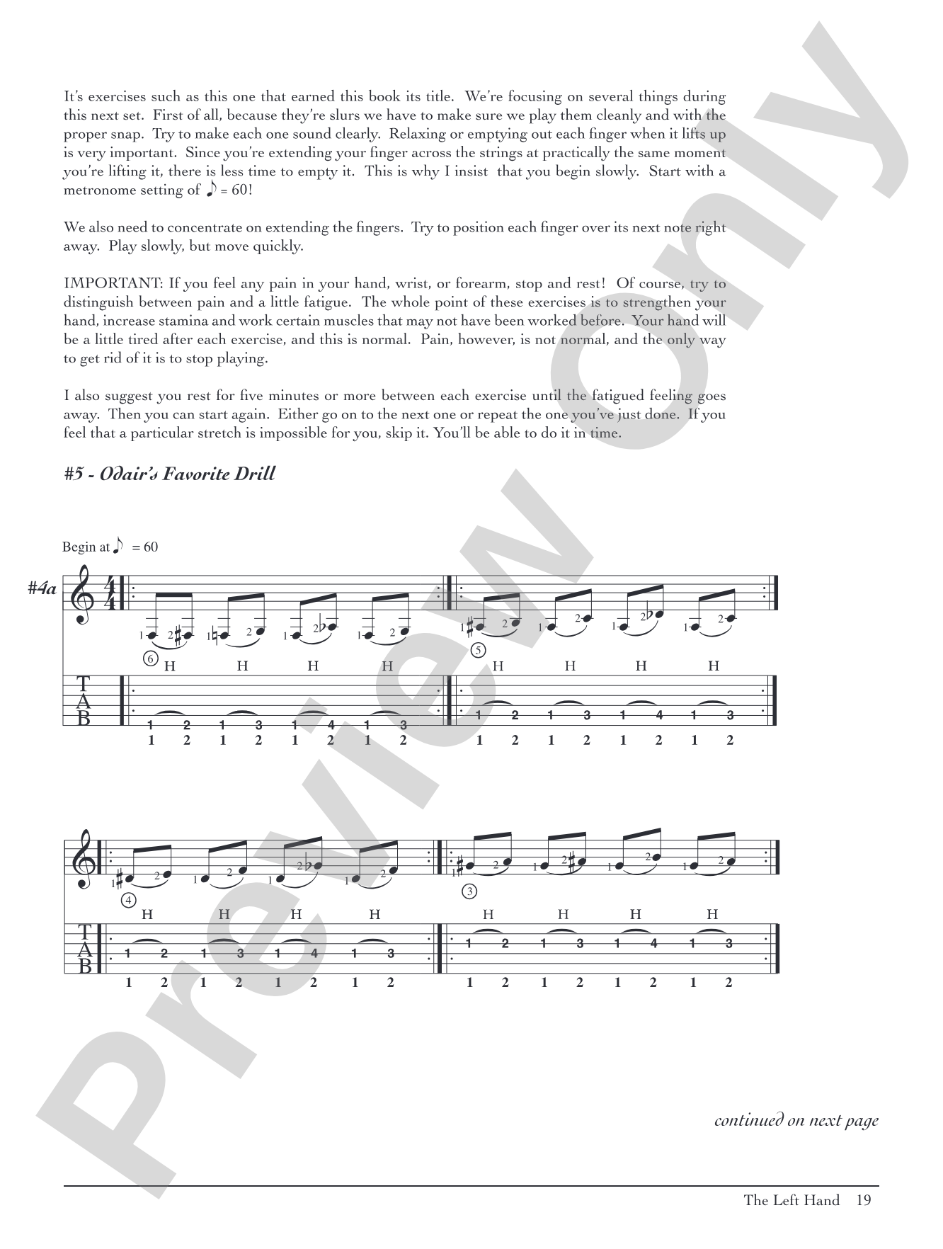 Pumping Nylon: In TAB: The Classical Guitarist's Technique Handbook: Solo Guitar