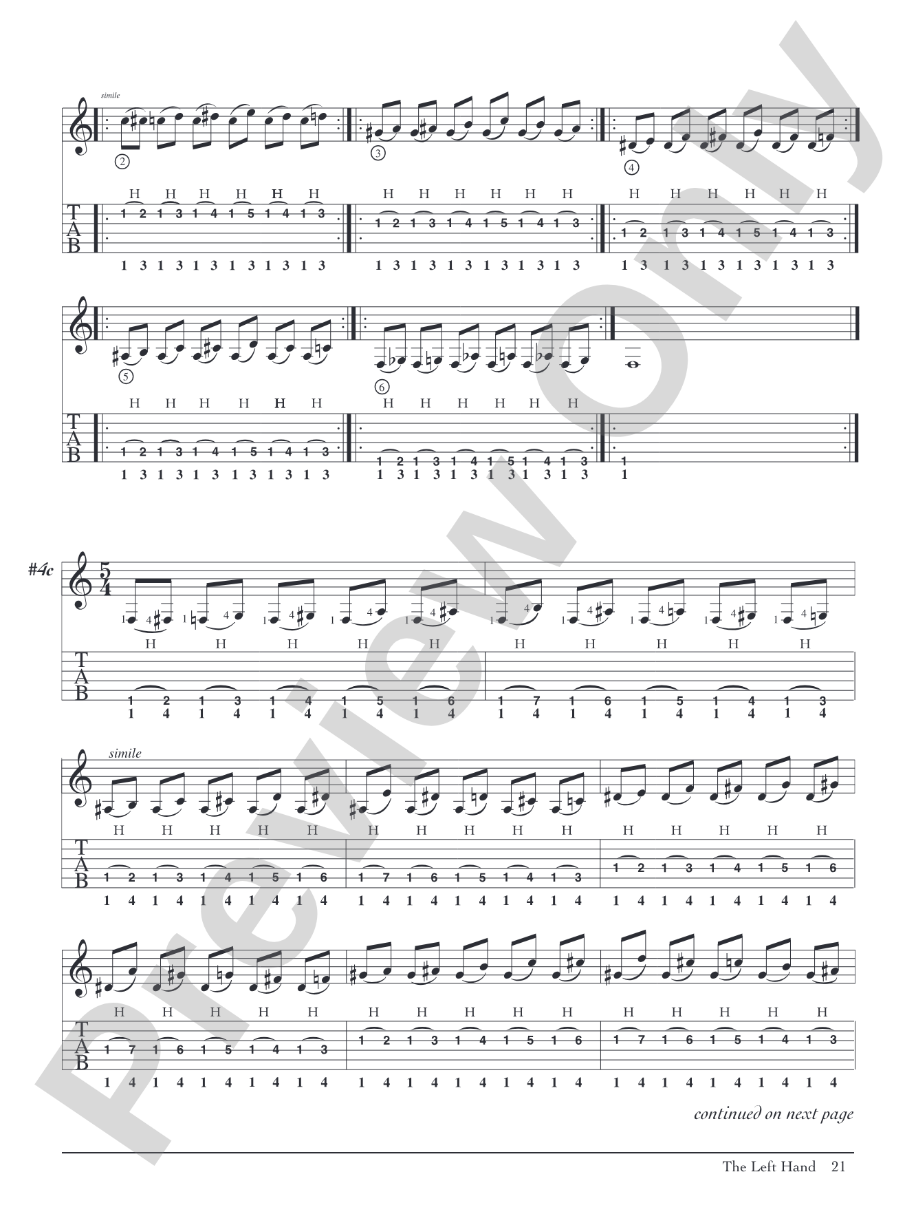 Pumping Nylon: In TAB: The Classical Guitarist's Technique Handbook: Solo Guitar