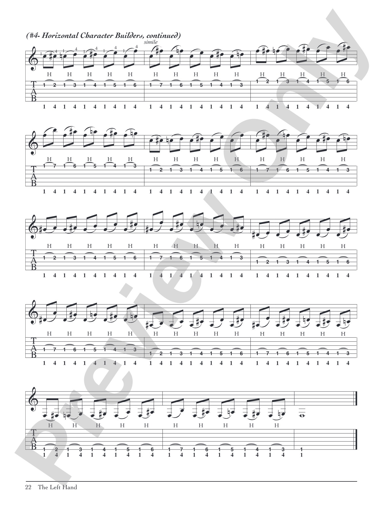 Pumping Nylon: In TAB: The Classical Guitarist's Technique Handbook: Solo Guitar