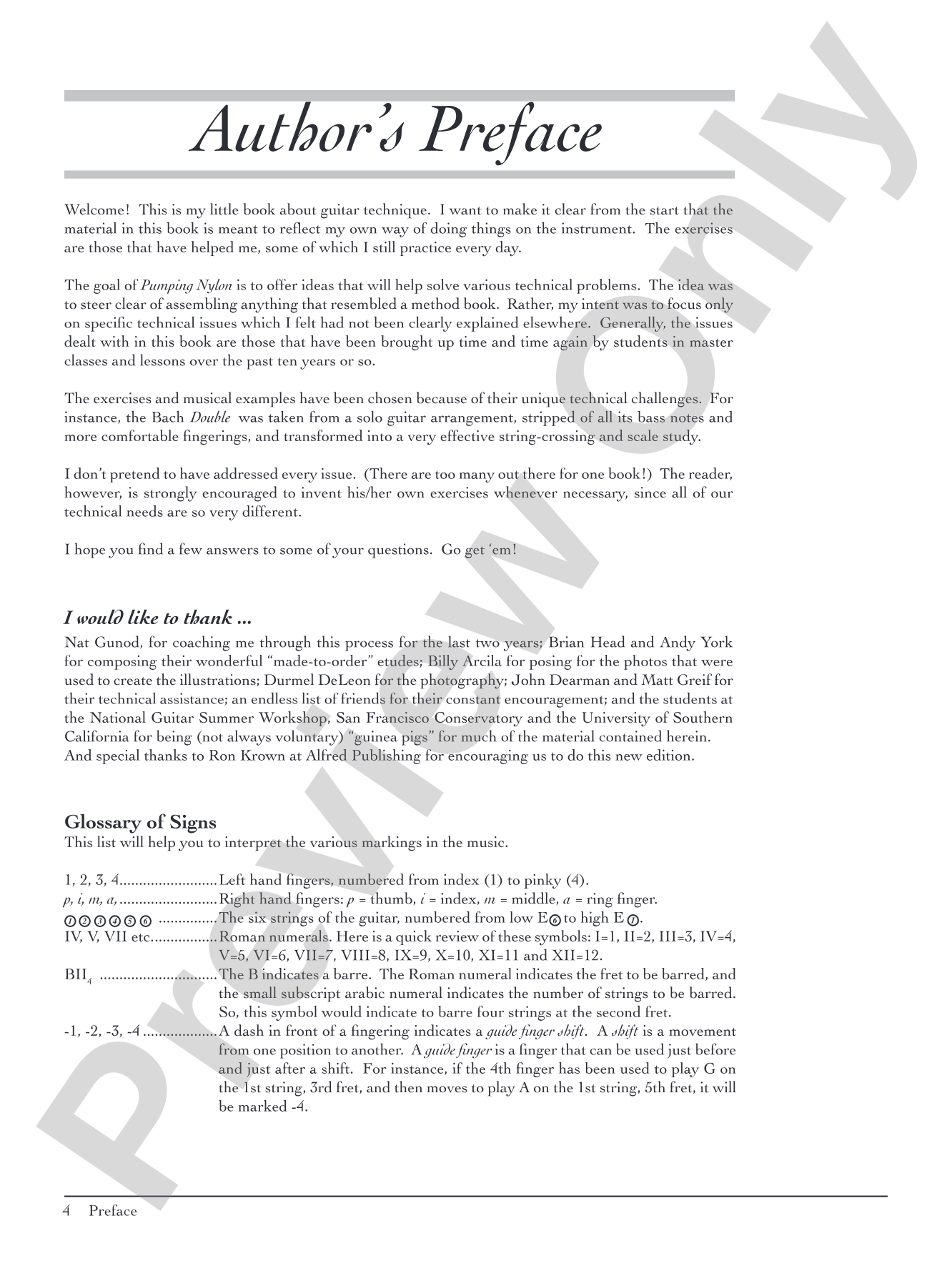 Pumping Nylon: In TAB: The Classical Guitarist's Technique Handbook: Solo Guitar