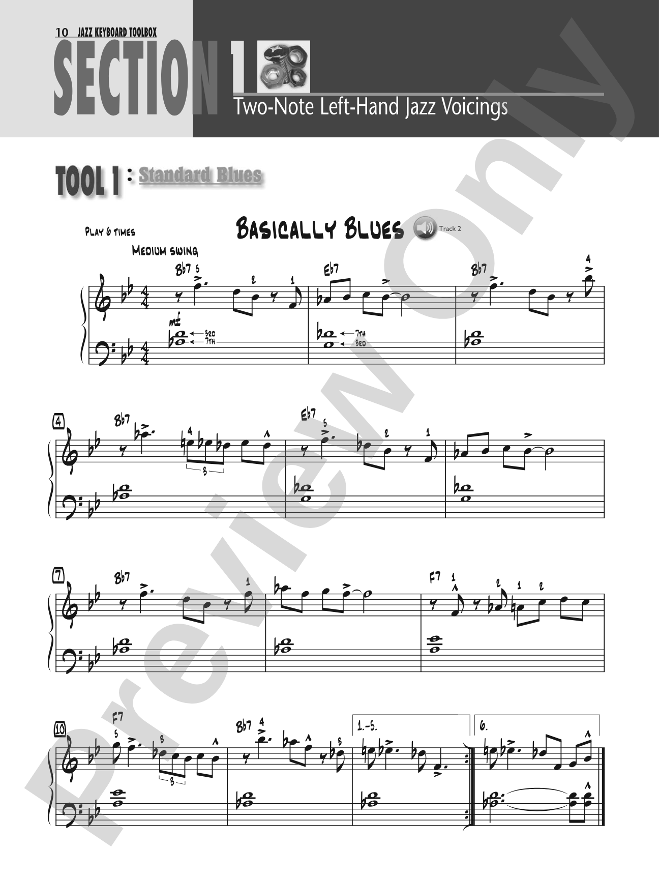 Jazz Keyboard Toolbox: The Nuts and Bolts Guide to Learning Jazz Keyboard: Piano