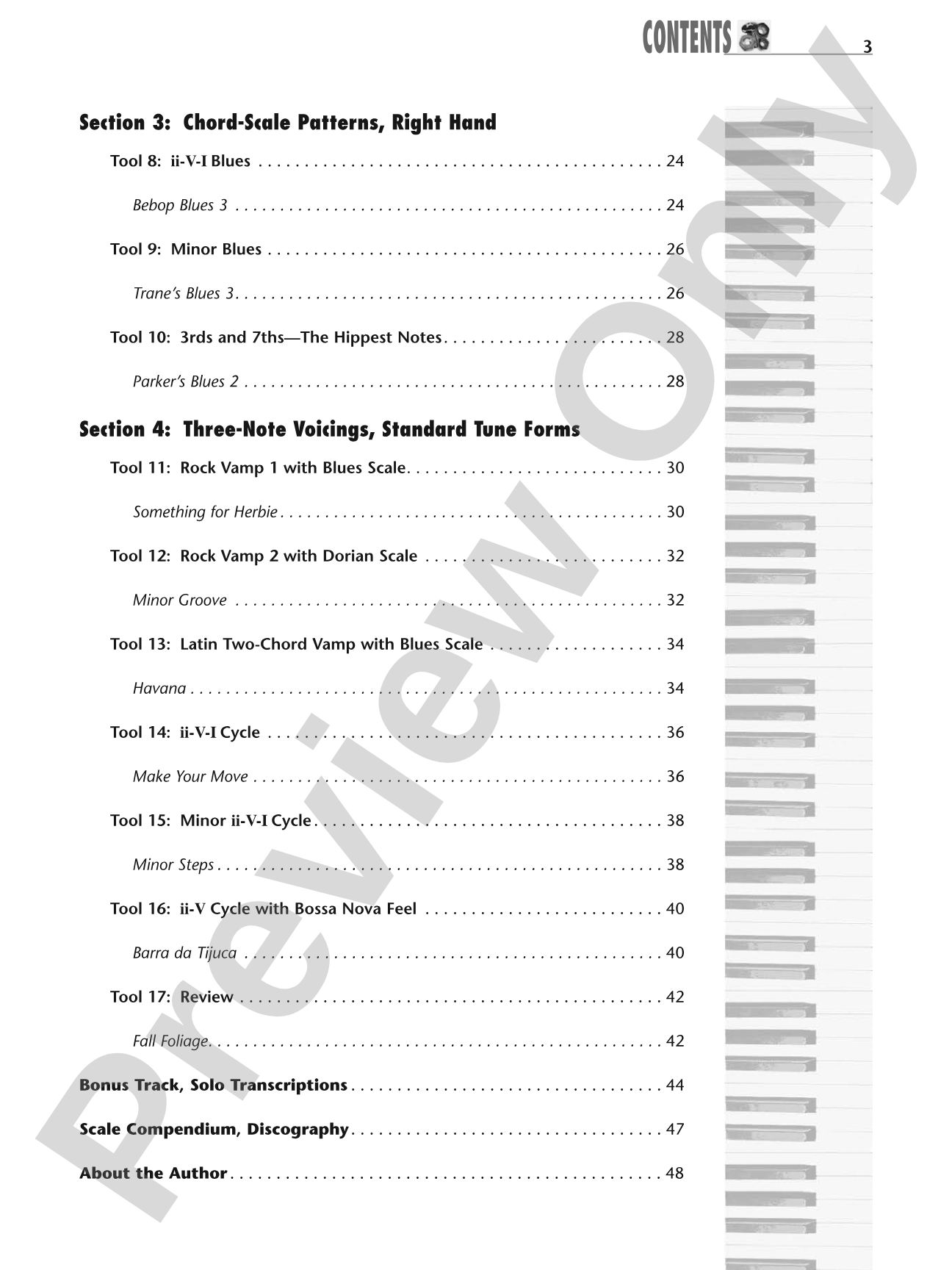 Jazz Keyboard Toolbox: The Nuts and Bolts Guide to Learning Jazz Keyboard: Piano