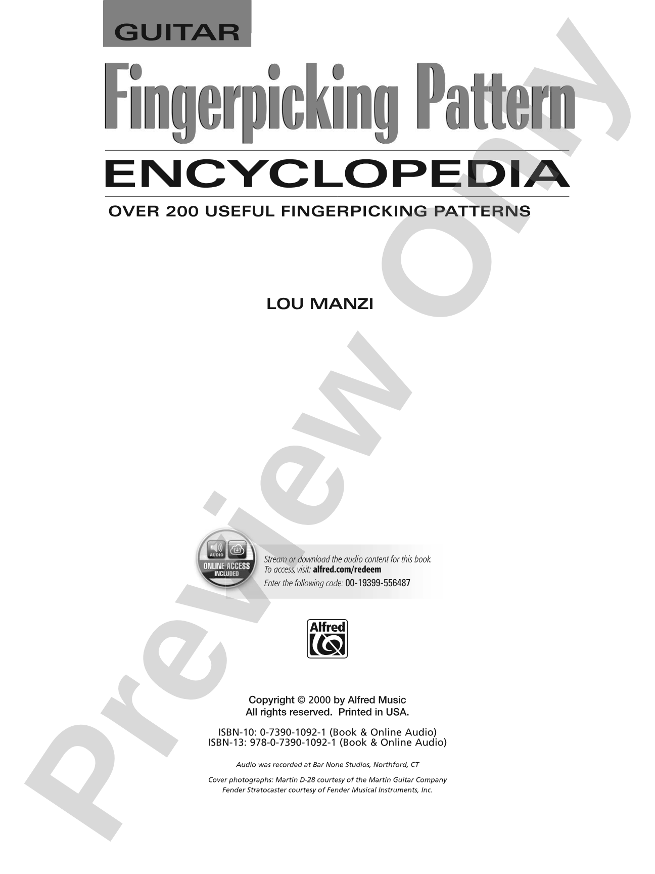 Fingerpicking Pattern Encyclopedia: Over 200 Useful Fingerpicking Patterns