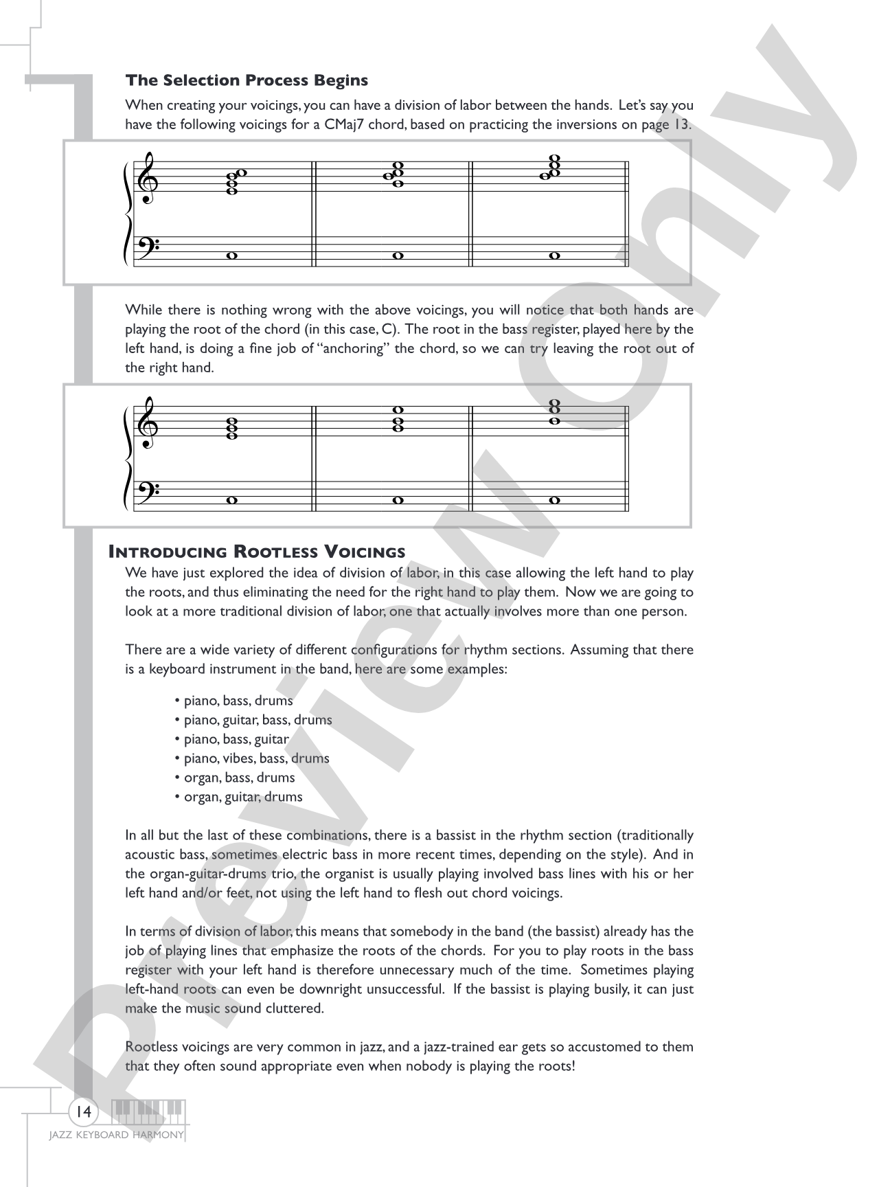 Jazz Keyboard Harmony: Take the Mystery out of Jazz Harmony: Piano