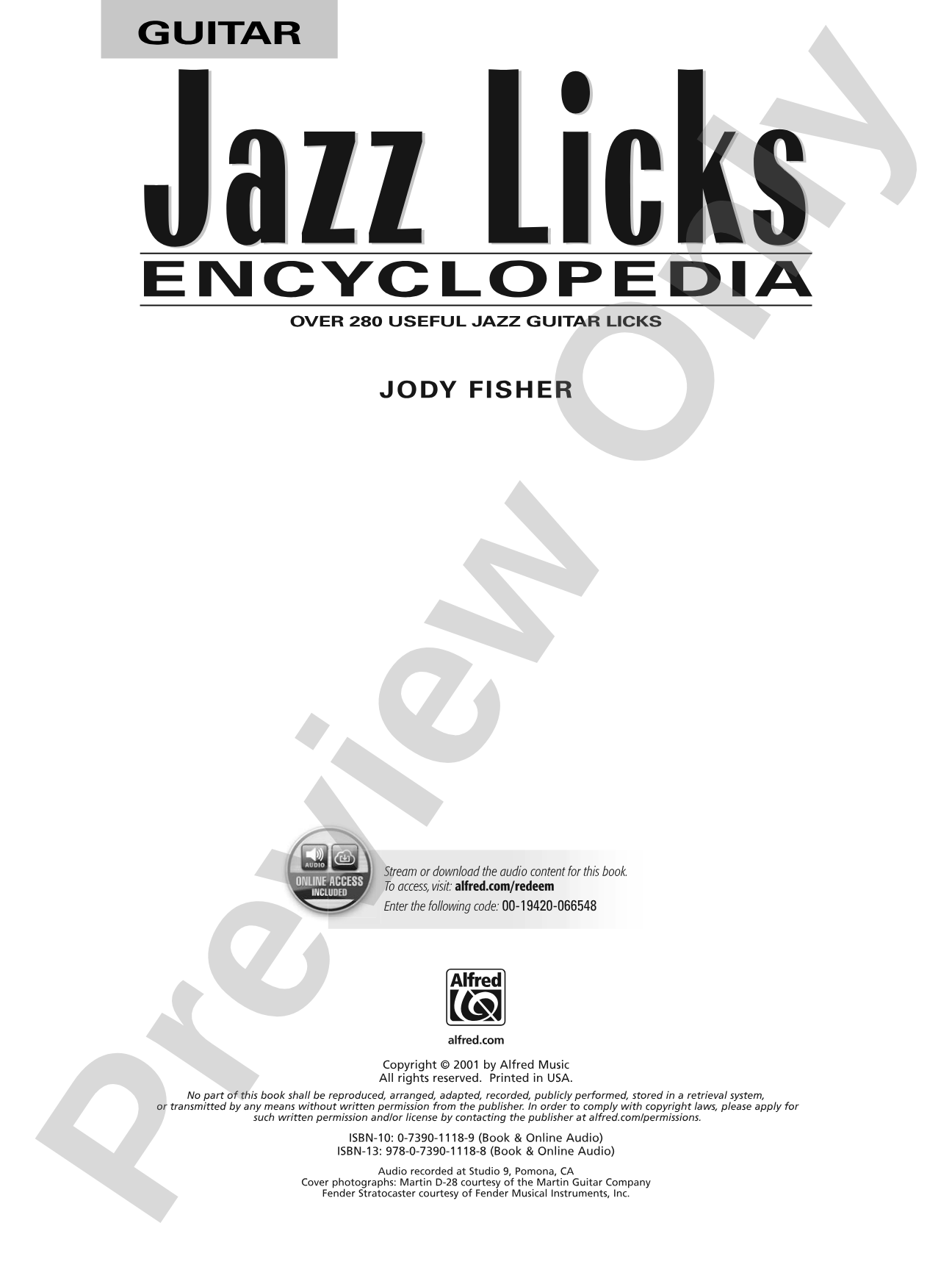 Jazz Licks Encyclopedia: Over 280 Useful Jazz Guitar Licks