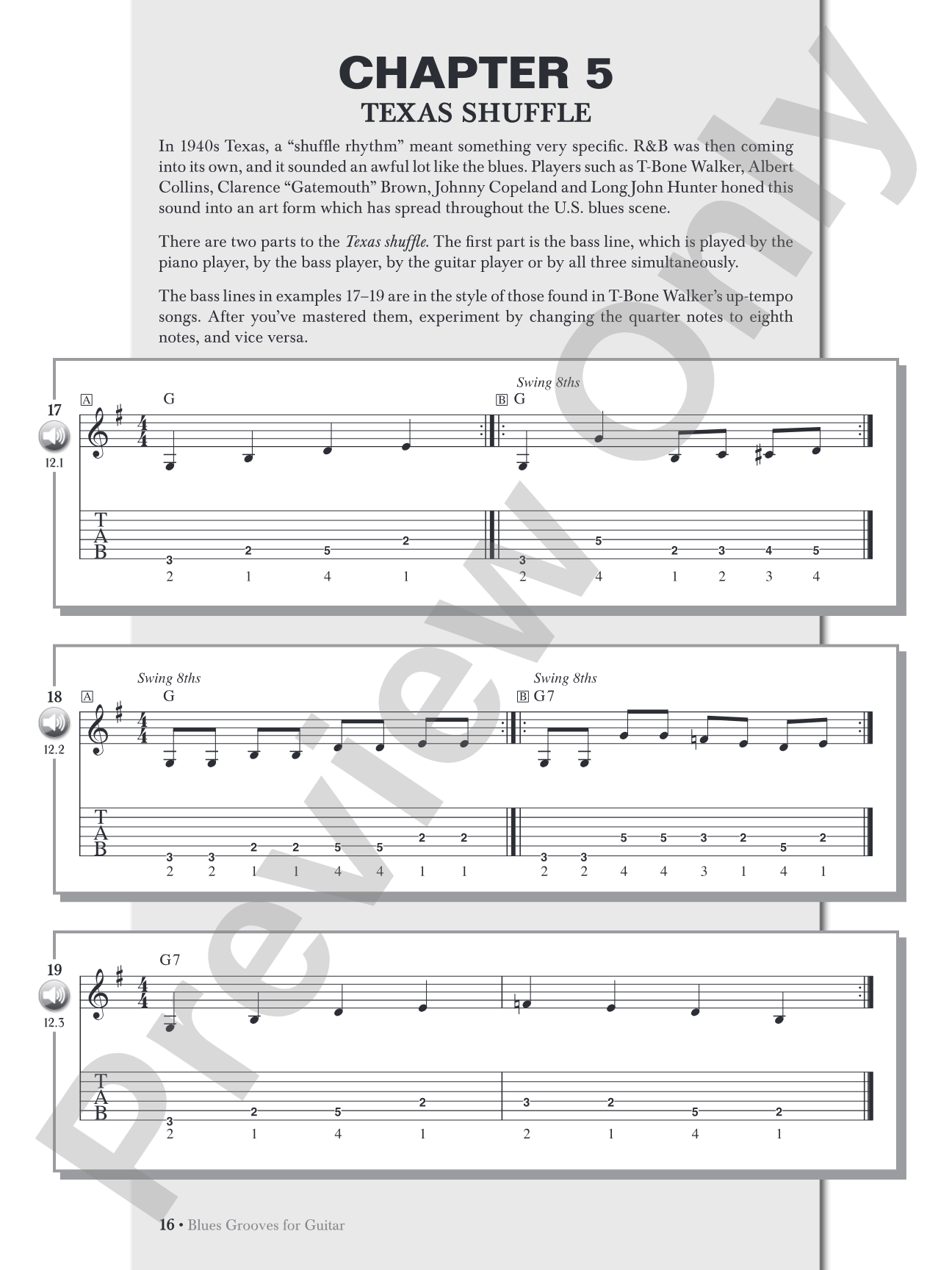 Blues Grooves for Guitar: The Essence of Blues Rhythm Guitar