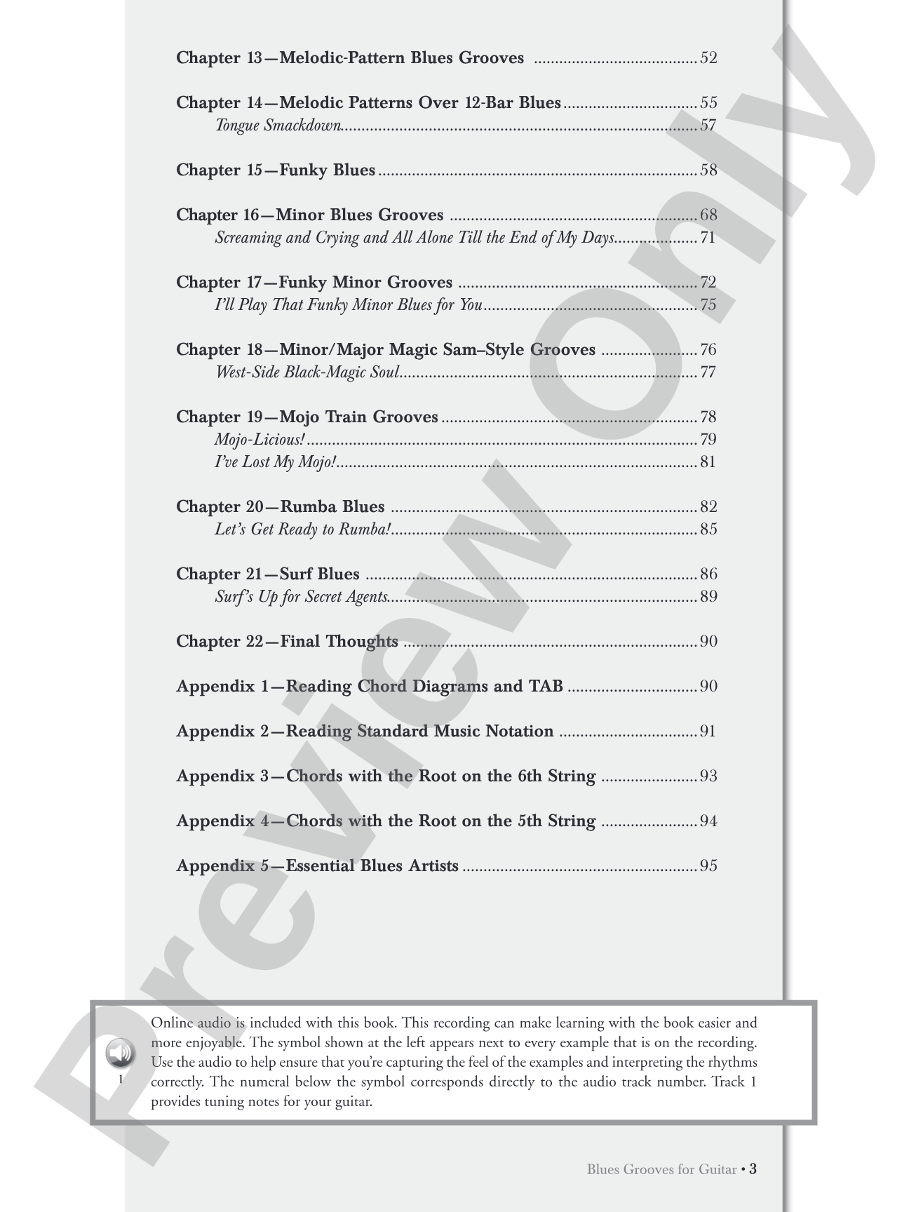Blues Grooves for Guitar: The Essence of Blues Rhythm Guitar