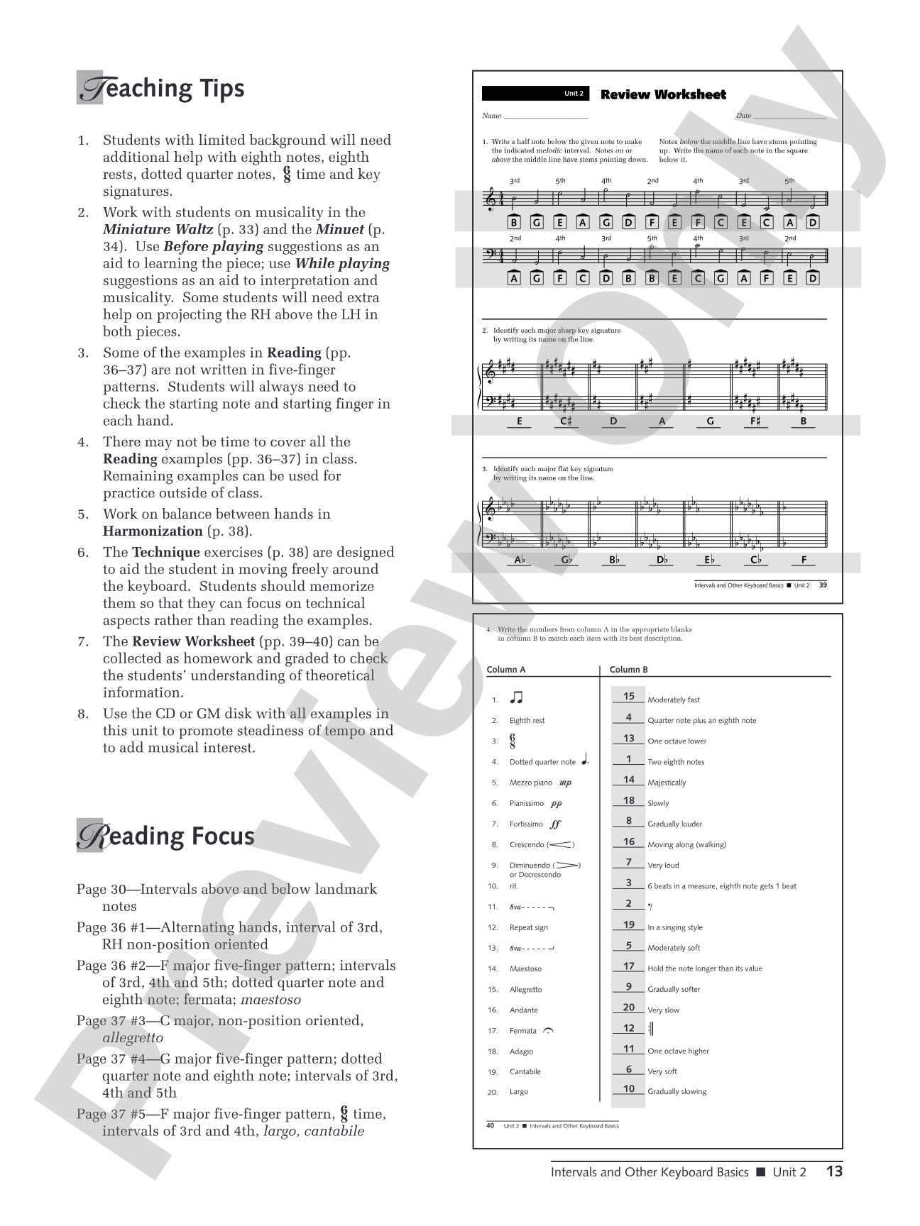 Alfred's Group Piano for Adults: Teacher's Handbook 1 (2nd Edition): An Innovative Method with Optional General MIDI Disks for Enhanced Practice and Performance: Piano