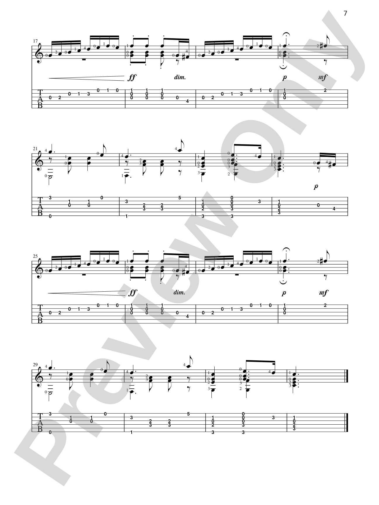 Basix® Guitar TAB Classics: Beethoven: Solo Guitar
