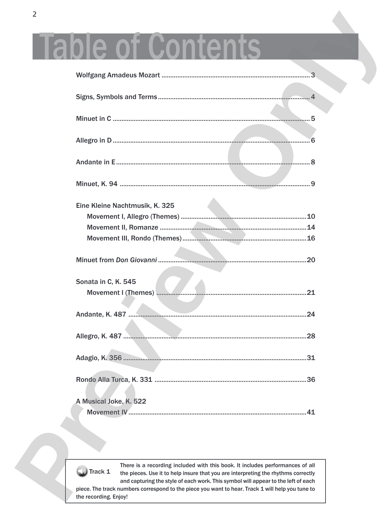 Basix® Guitar TAB Classics: Mozart: Guitar Tab
