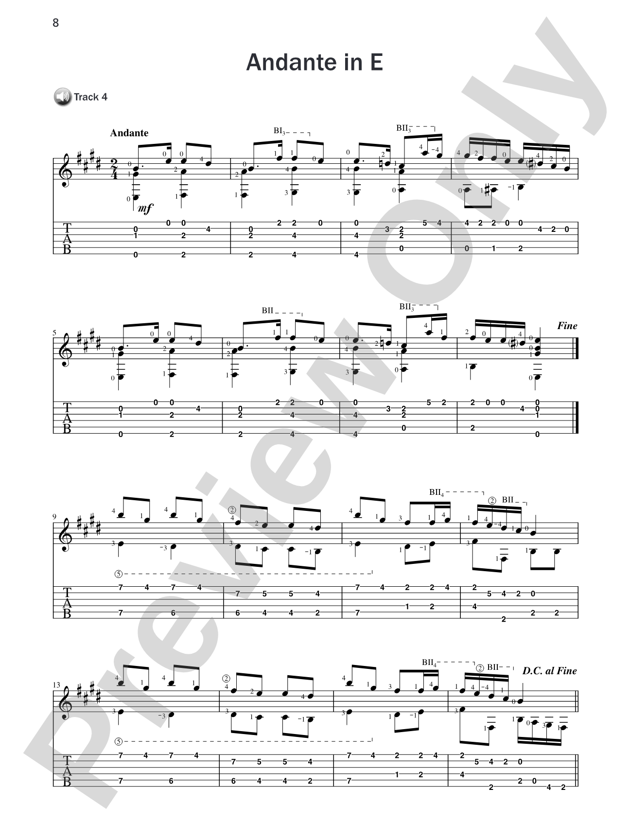 Basix® Guitar TAB Classics: Mozart: Guitar Tab