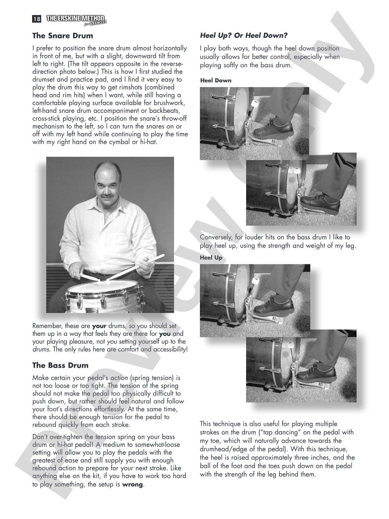 The Erskine Method for Drumset