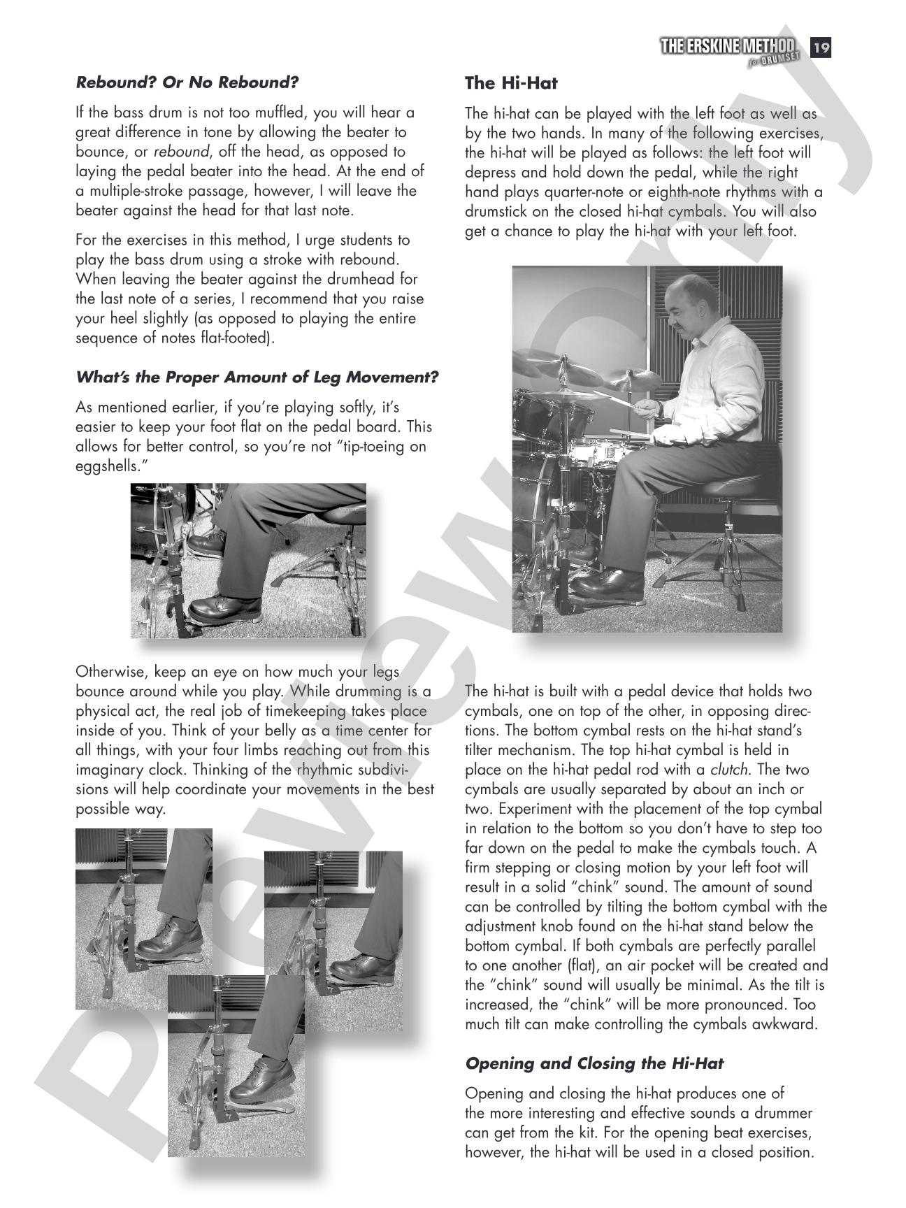The Erskine Method for Drumset