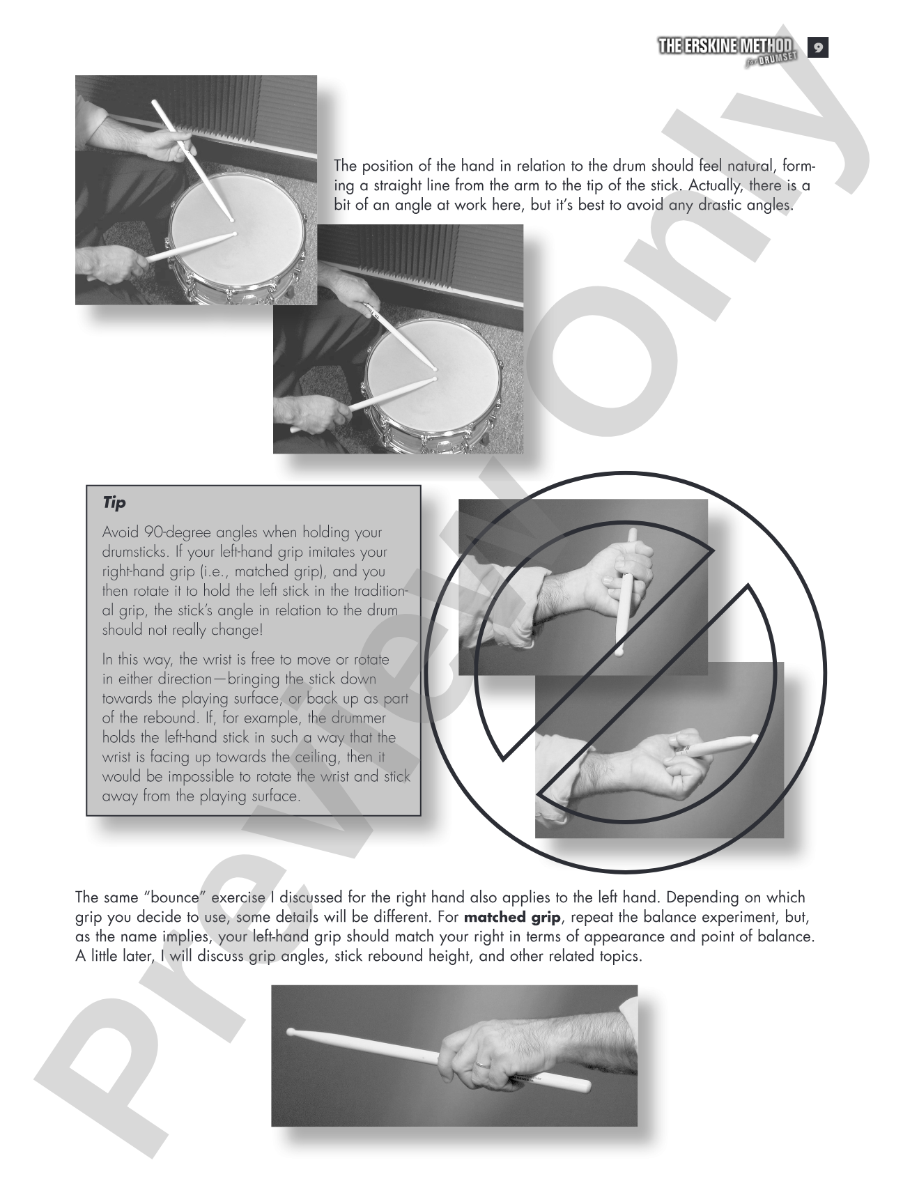 The Erskine Method for Drumset