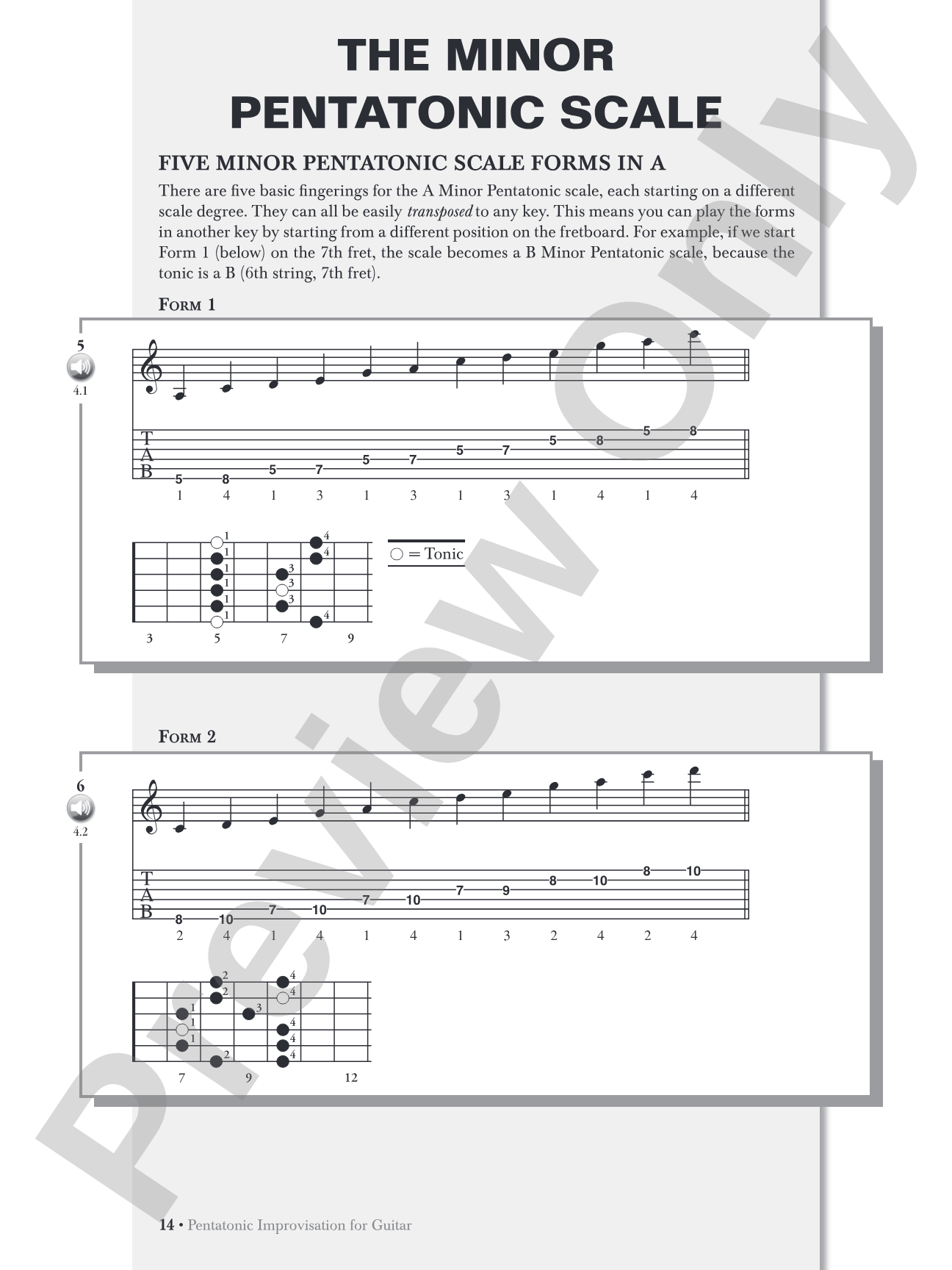 Pentatonic Improvisation: Modern Pentatonic Ideas for Guitarists of All Styles