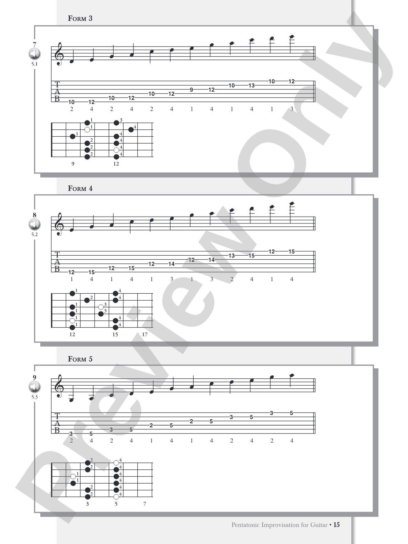 Pentatonic Improvisation: Modern Pentatonic Ideas for Guitarists of All Styles